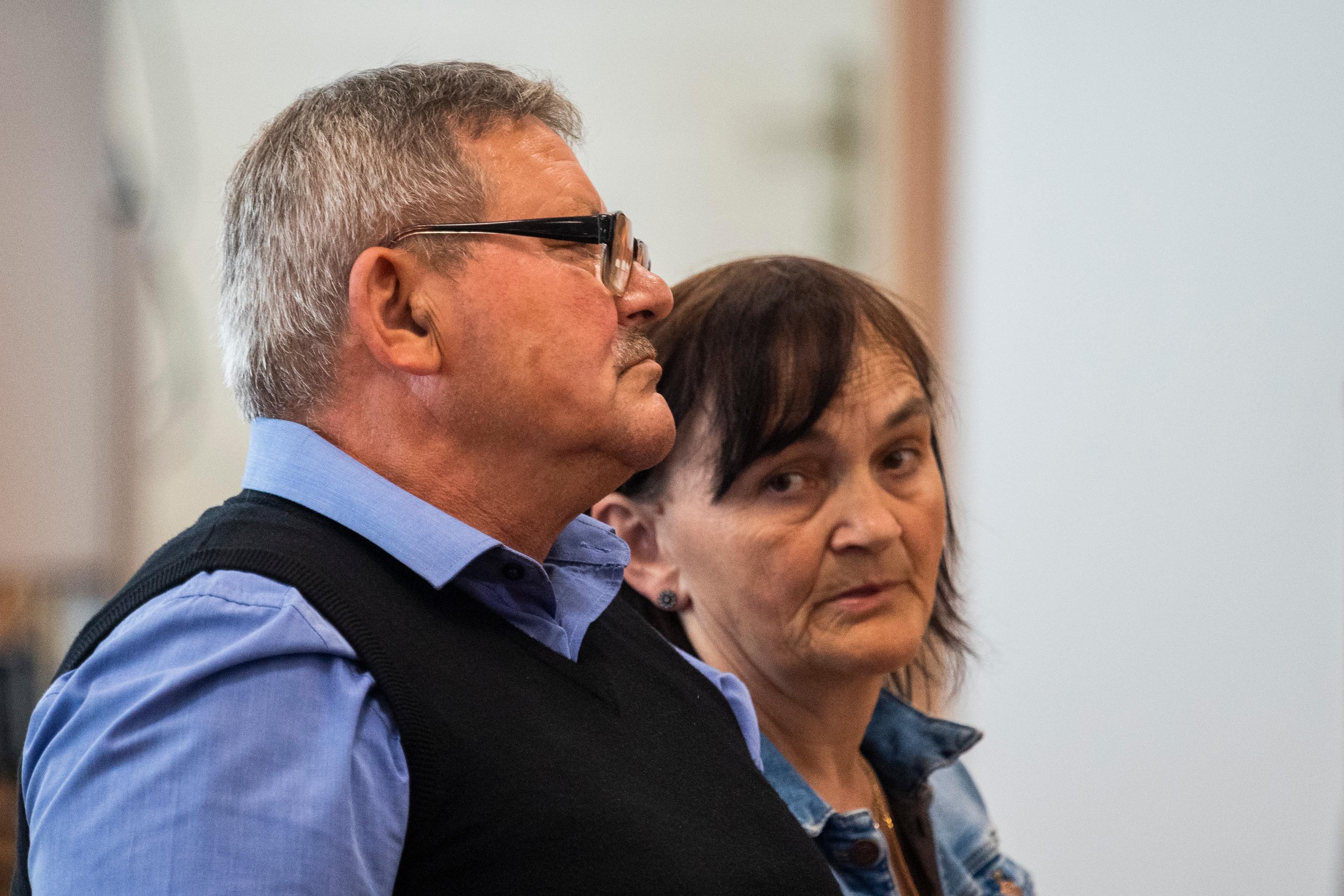 Jozef Kuciak a Jana Kuciaková počas rozsudku v kauze Kuciak.