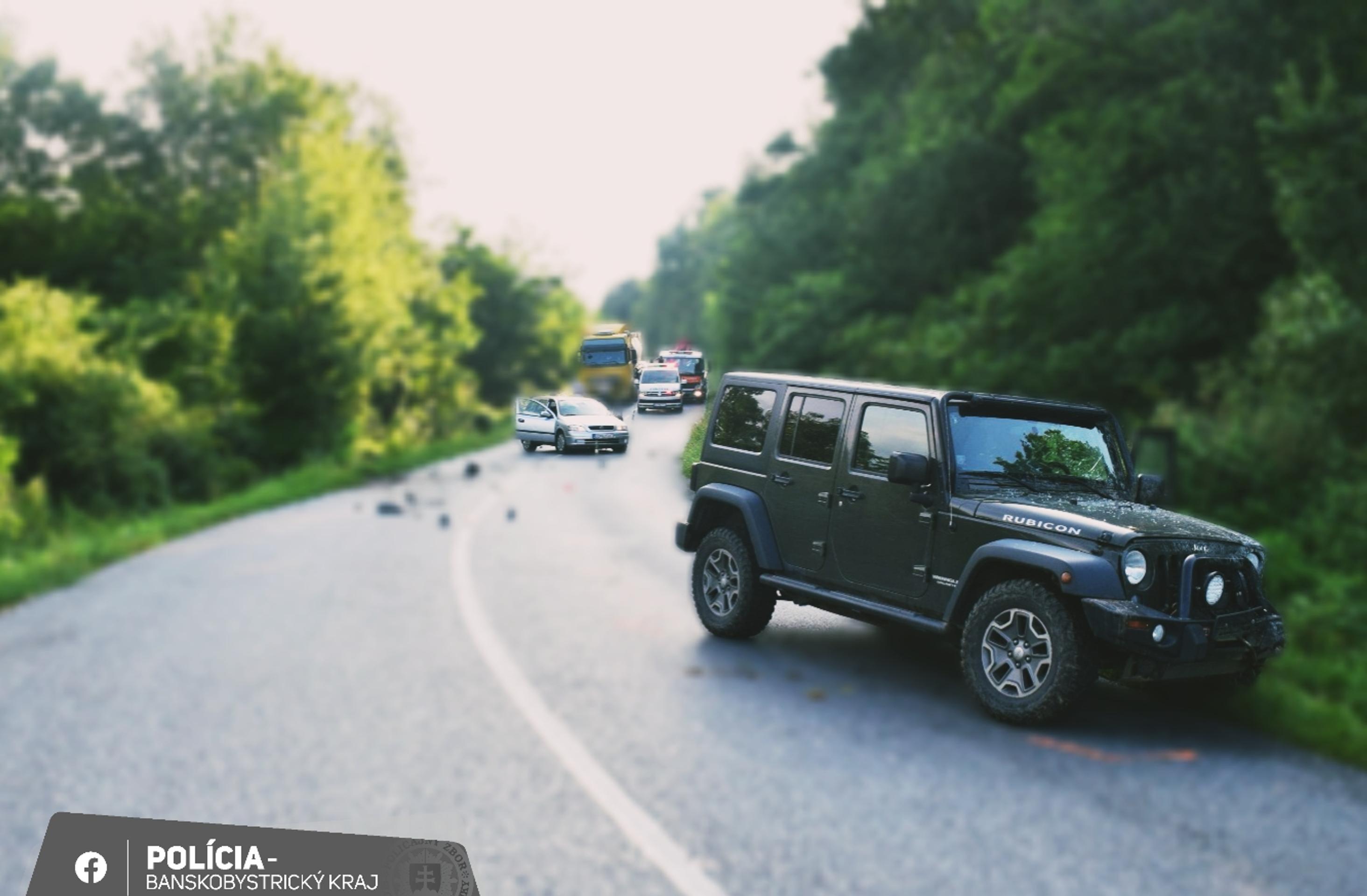 Tragická nehoda v Lučeneckom okrese.