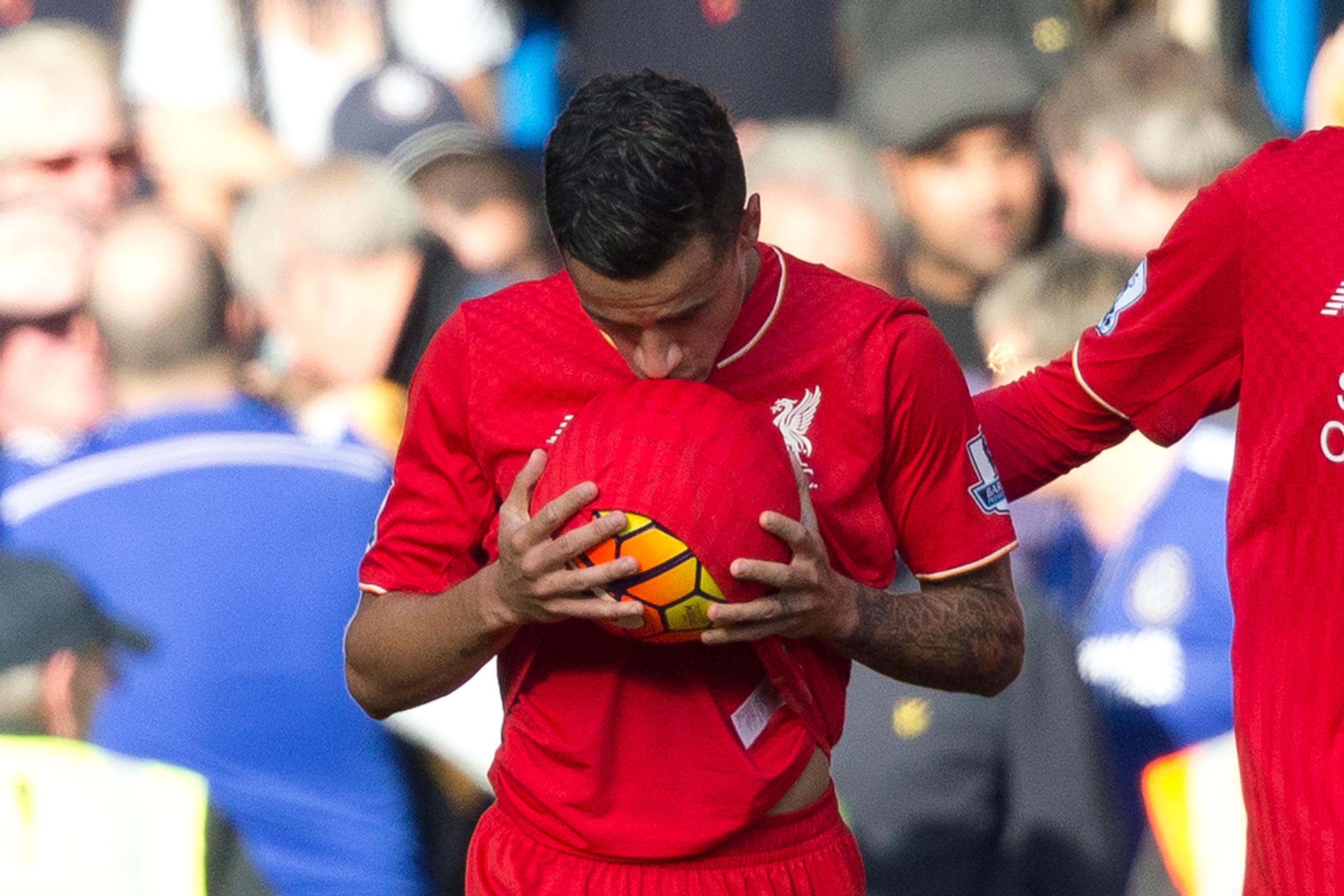 Philippe Coutinho na archívnej snímke.