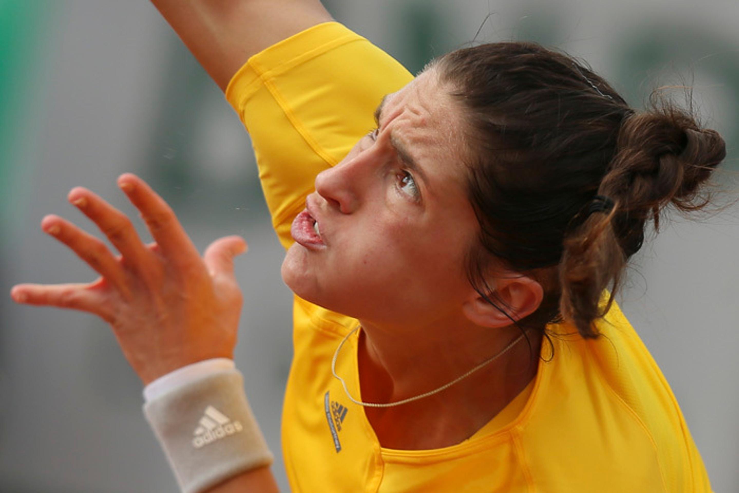 Nemecká tenistka Andrea Petkovičová na Roland Garros.