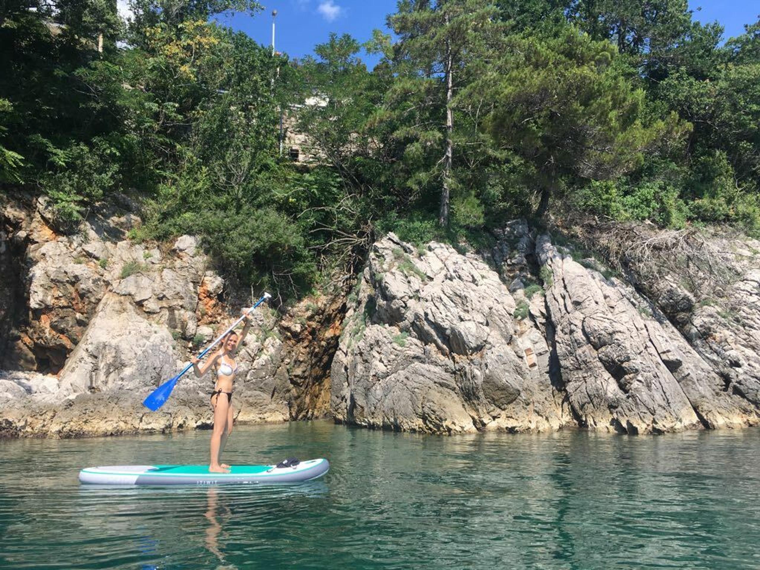 Markizácka redaktorka na dovolenke.