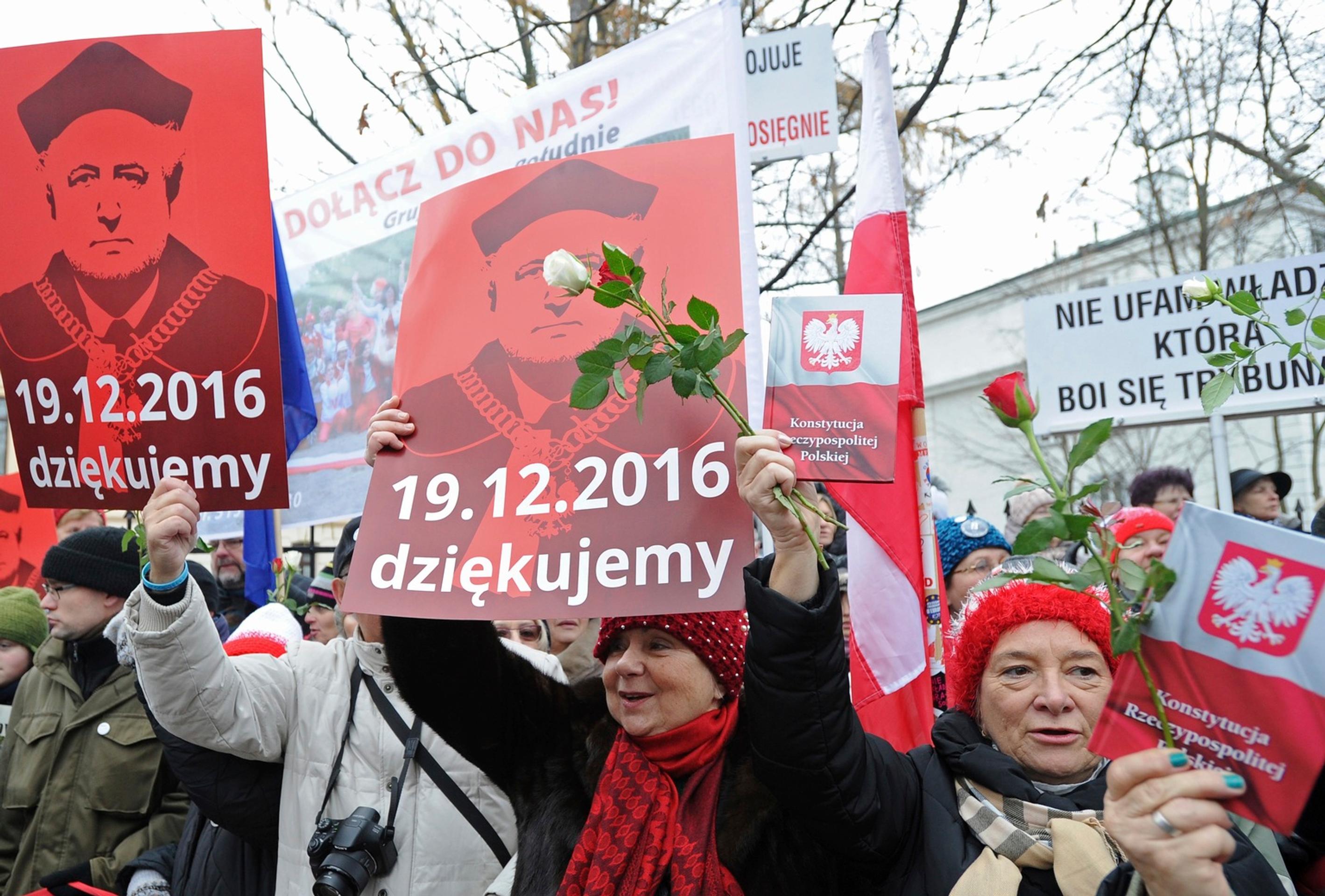 Demonštrácie v Poľsku.