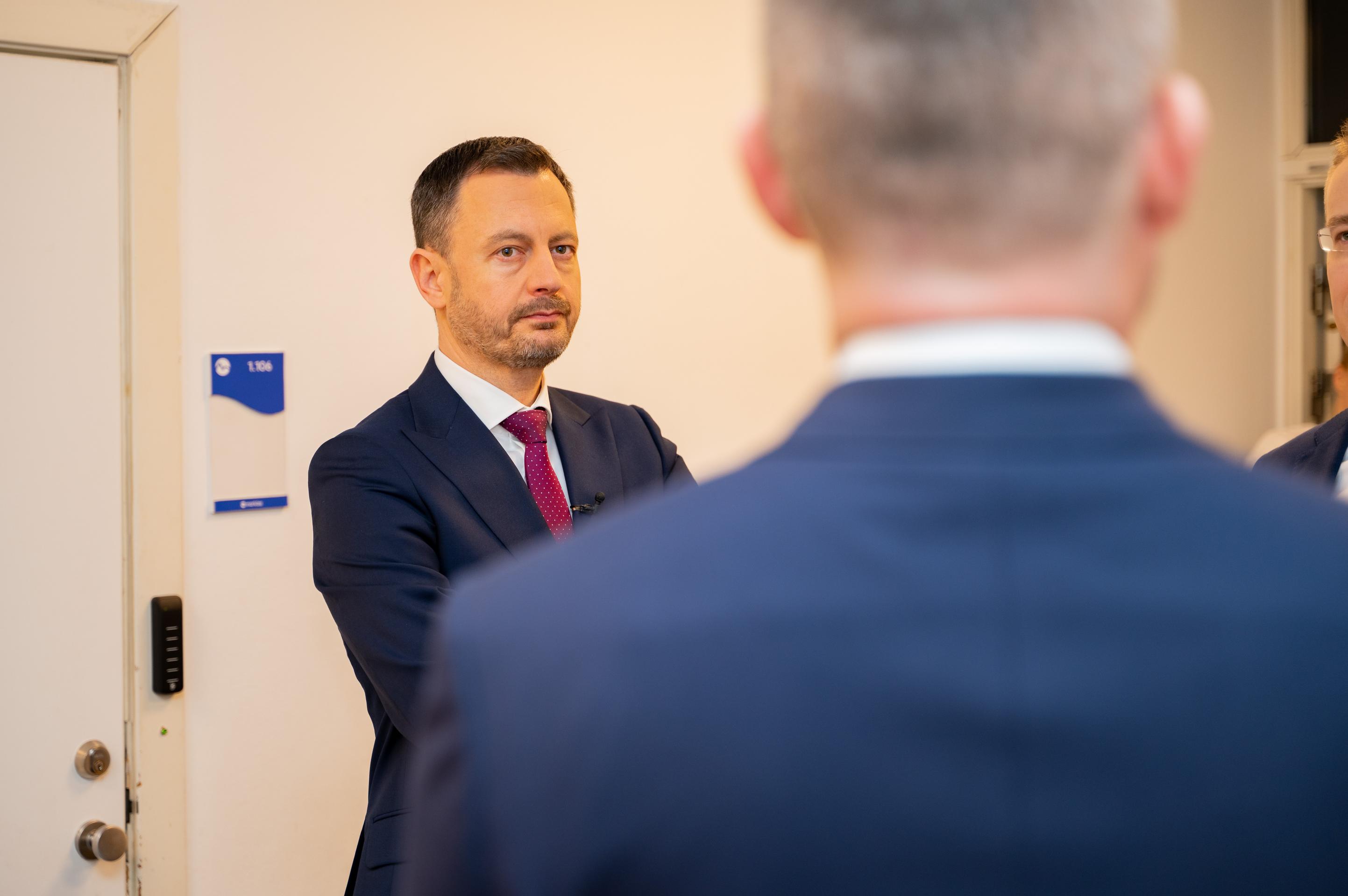 Peter Pellegrini a Eduard Heger v relácii Na telo.