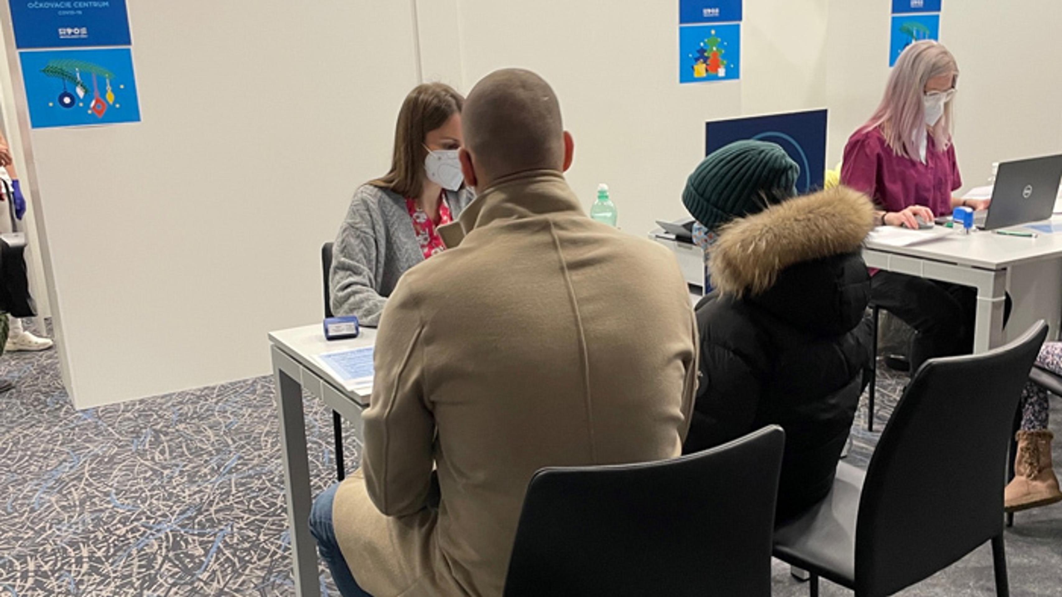 Očkovanie detí v Bratislave.