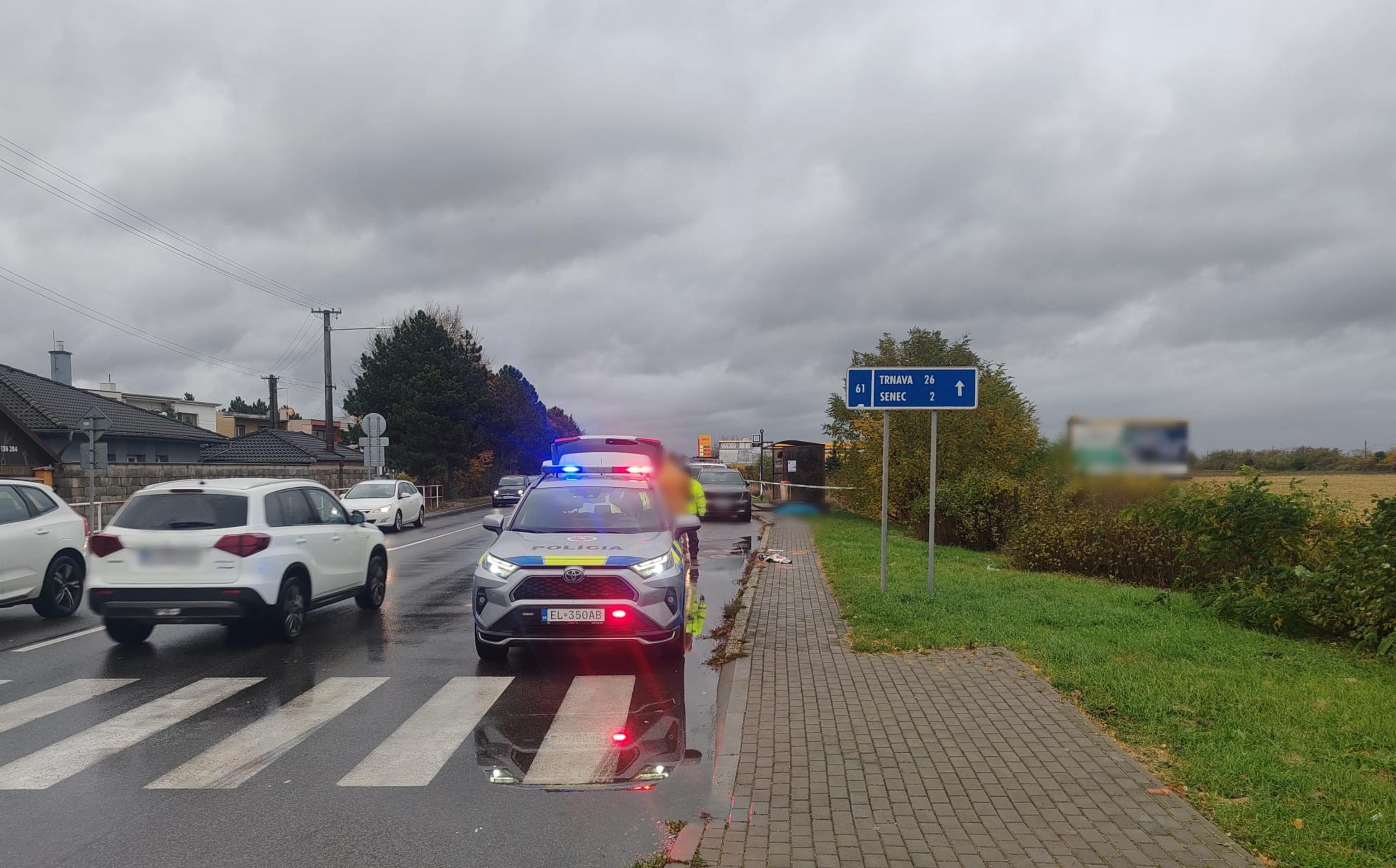 Jedna z nehôd v Bratislavskom kraji