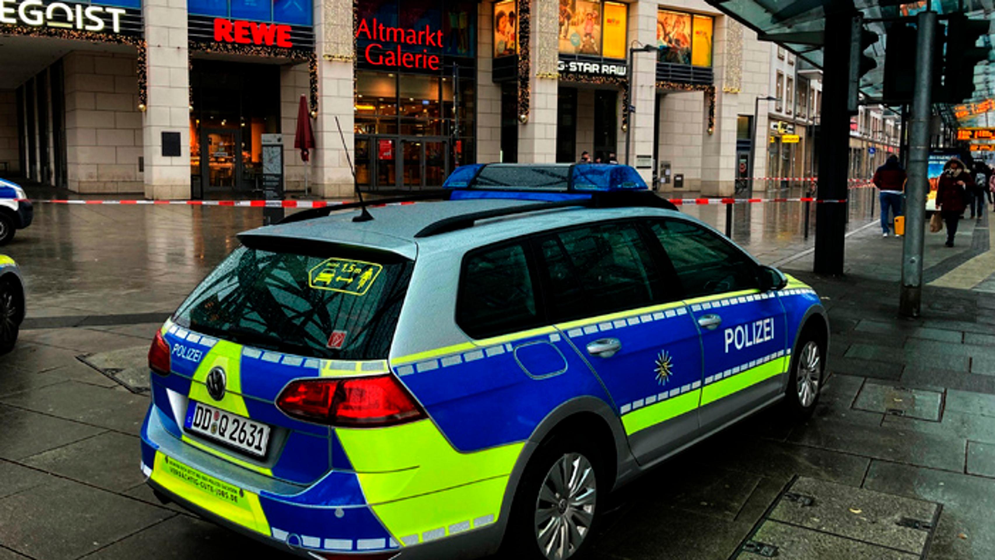 Útok v nákupnom centre Drážďan.