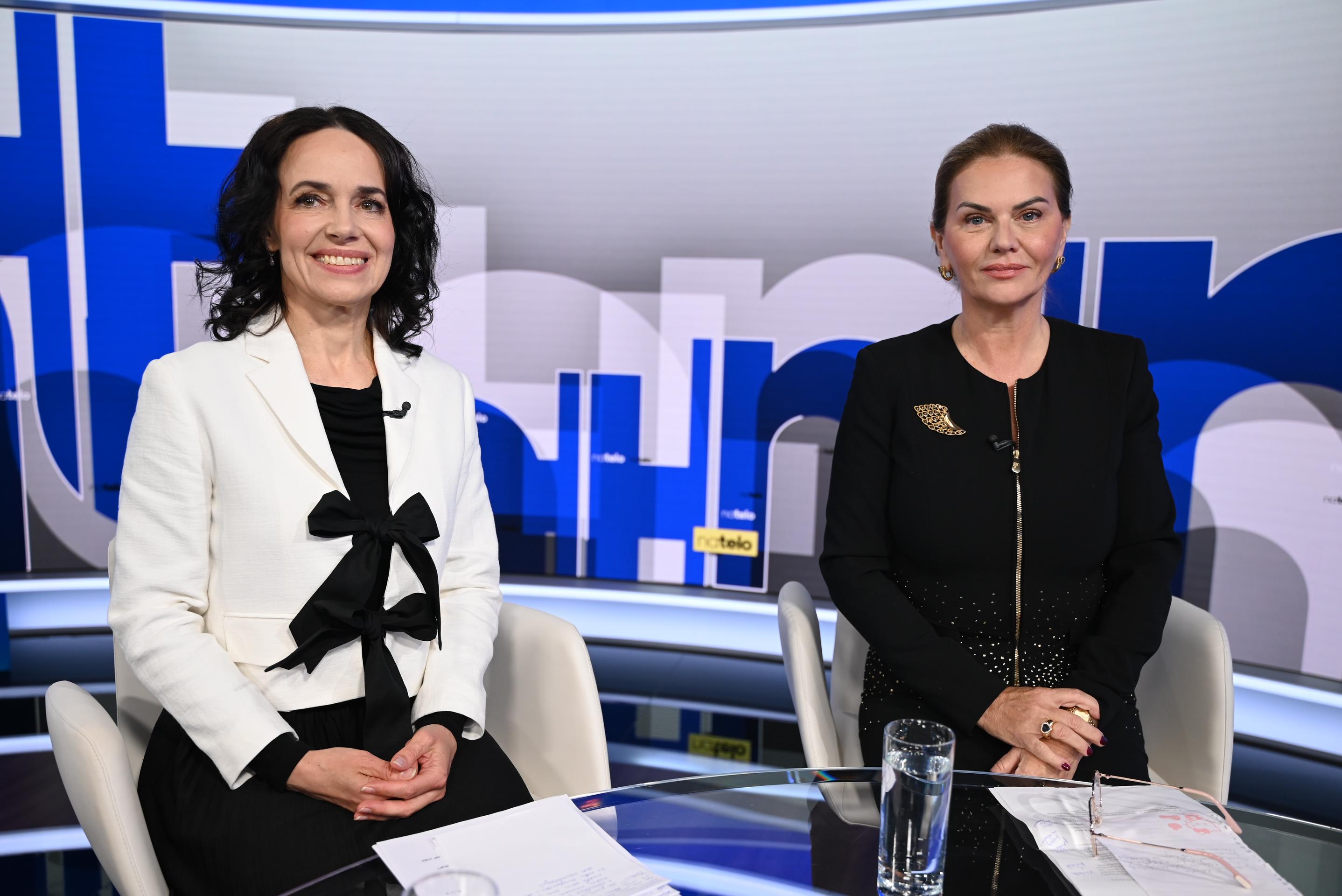 Hosťami relácie Na telo boli Monika Beňová (Smer-SD) a Miriam Lexmann (KDH)