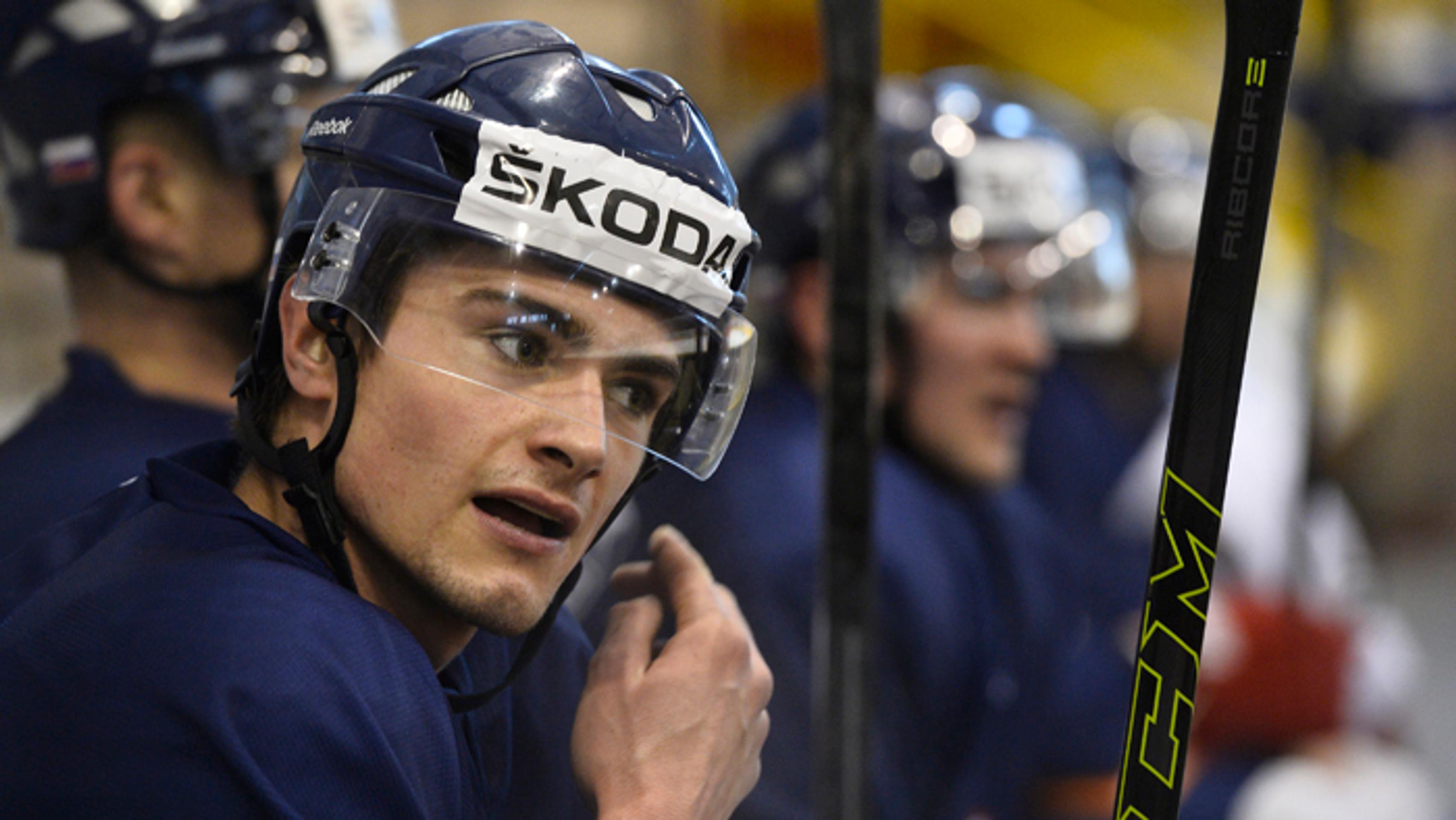 Útočník Michal Hlinka (Dukla Trenčín) reprezentácie.