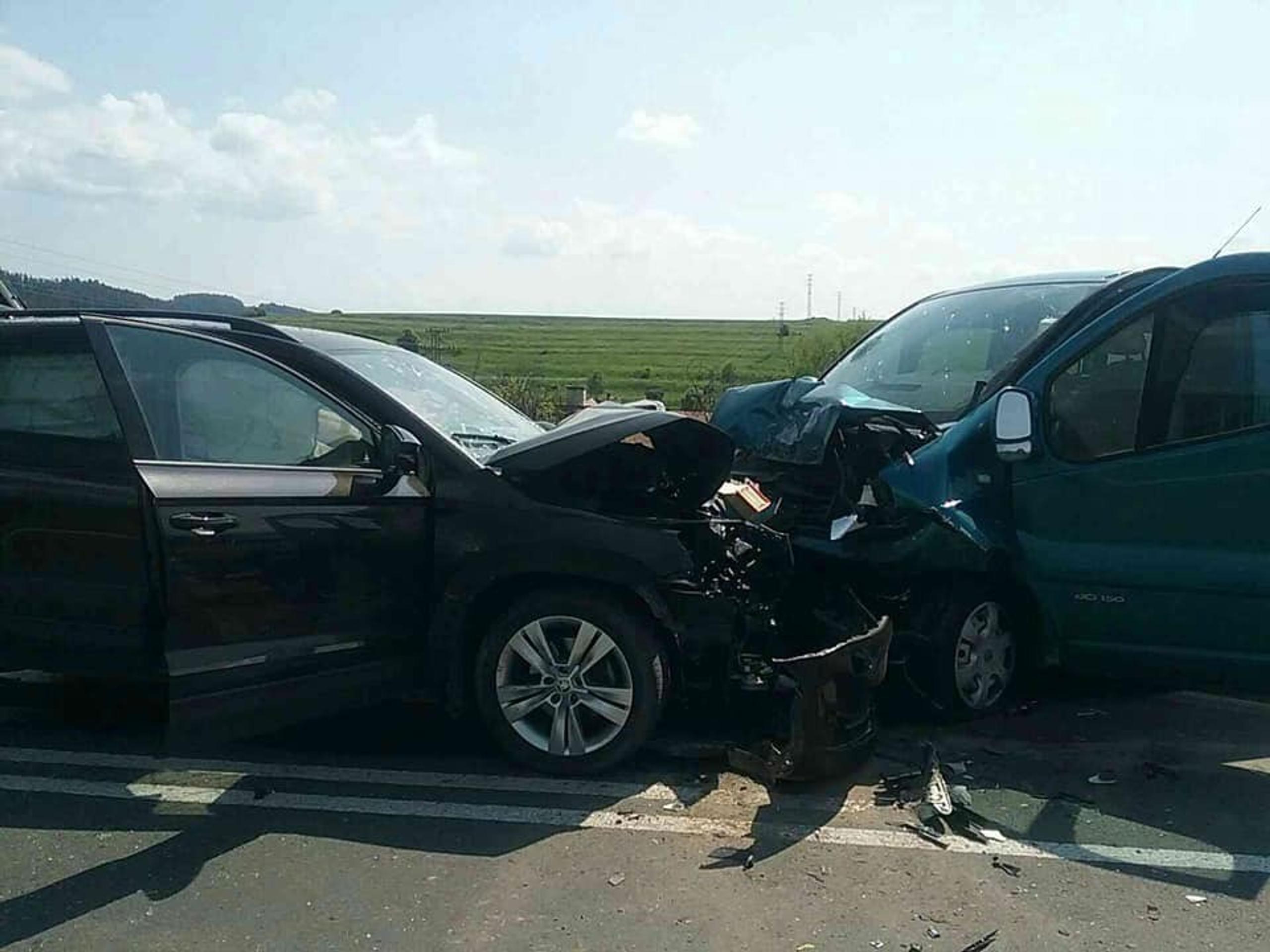 Nehoda pri Spišskej Belej.