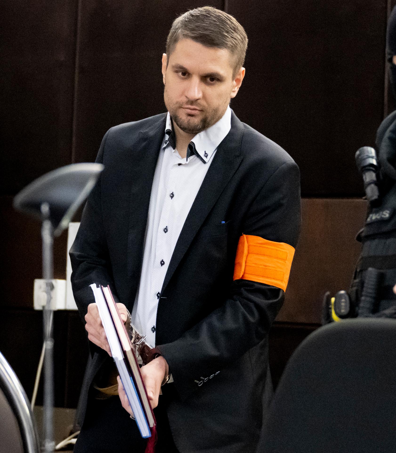 Adam Puškár na súde.