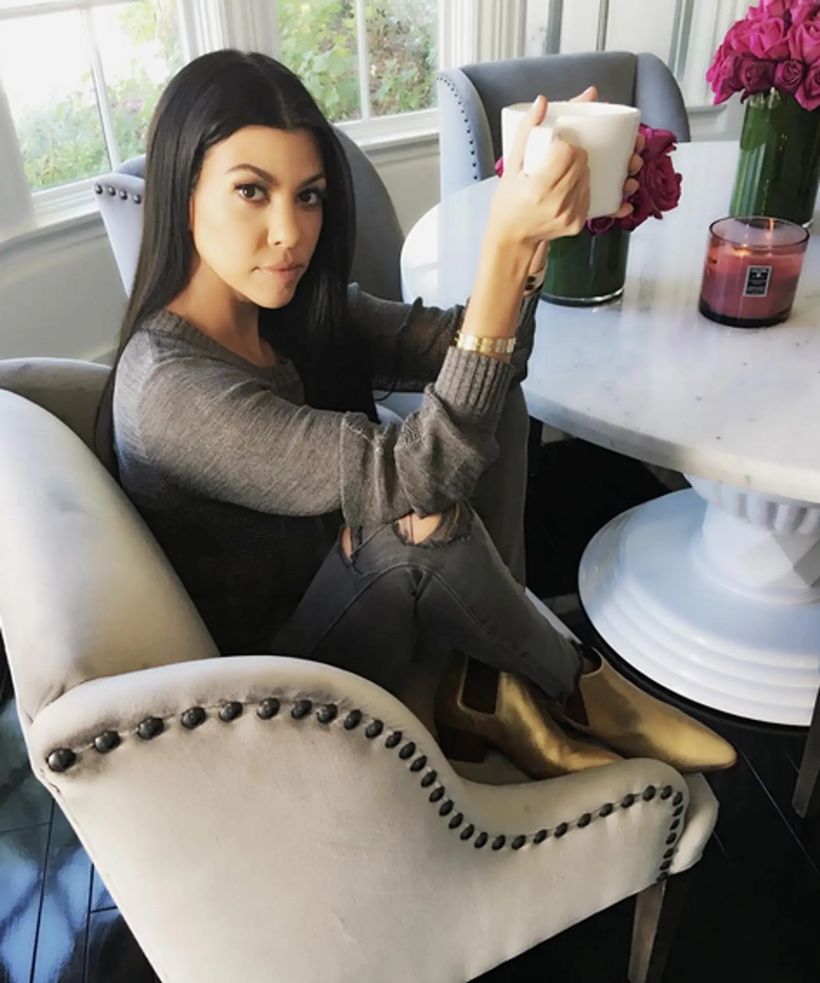 Kourtney Kardashian.
