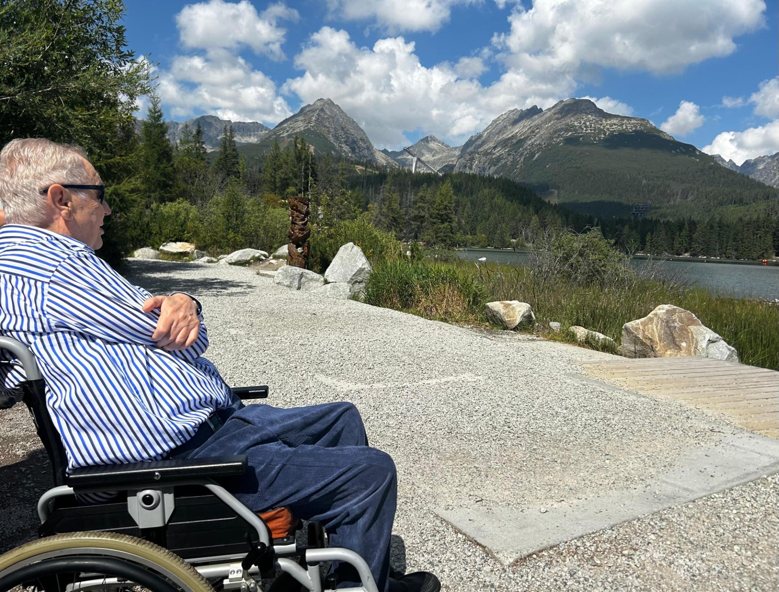 Bývalý český prezident Miloš Zeman dovolenkuje vo Vysokých Tatrách.