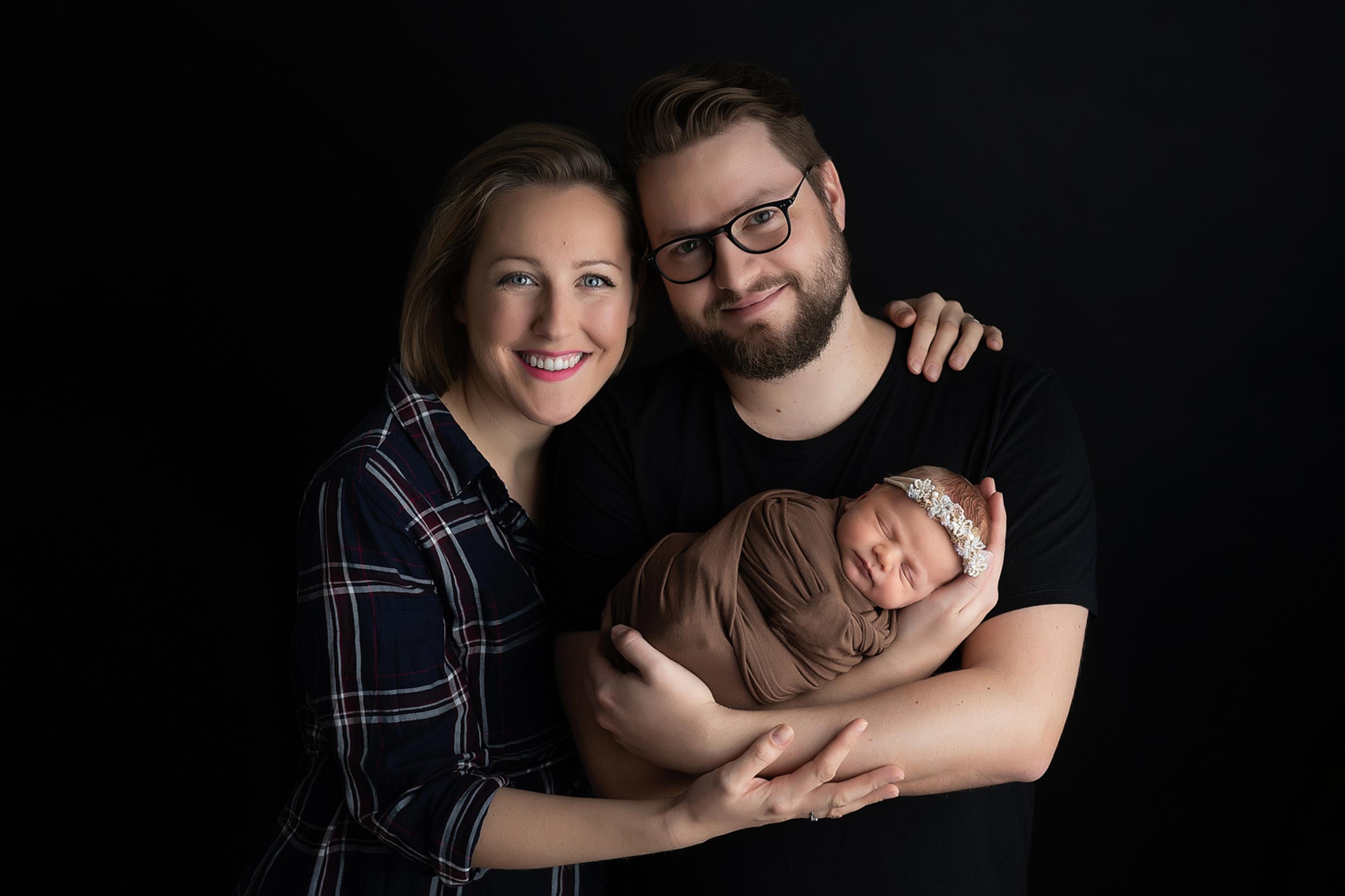 Daniela Šencová s rodinkou