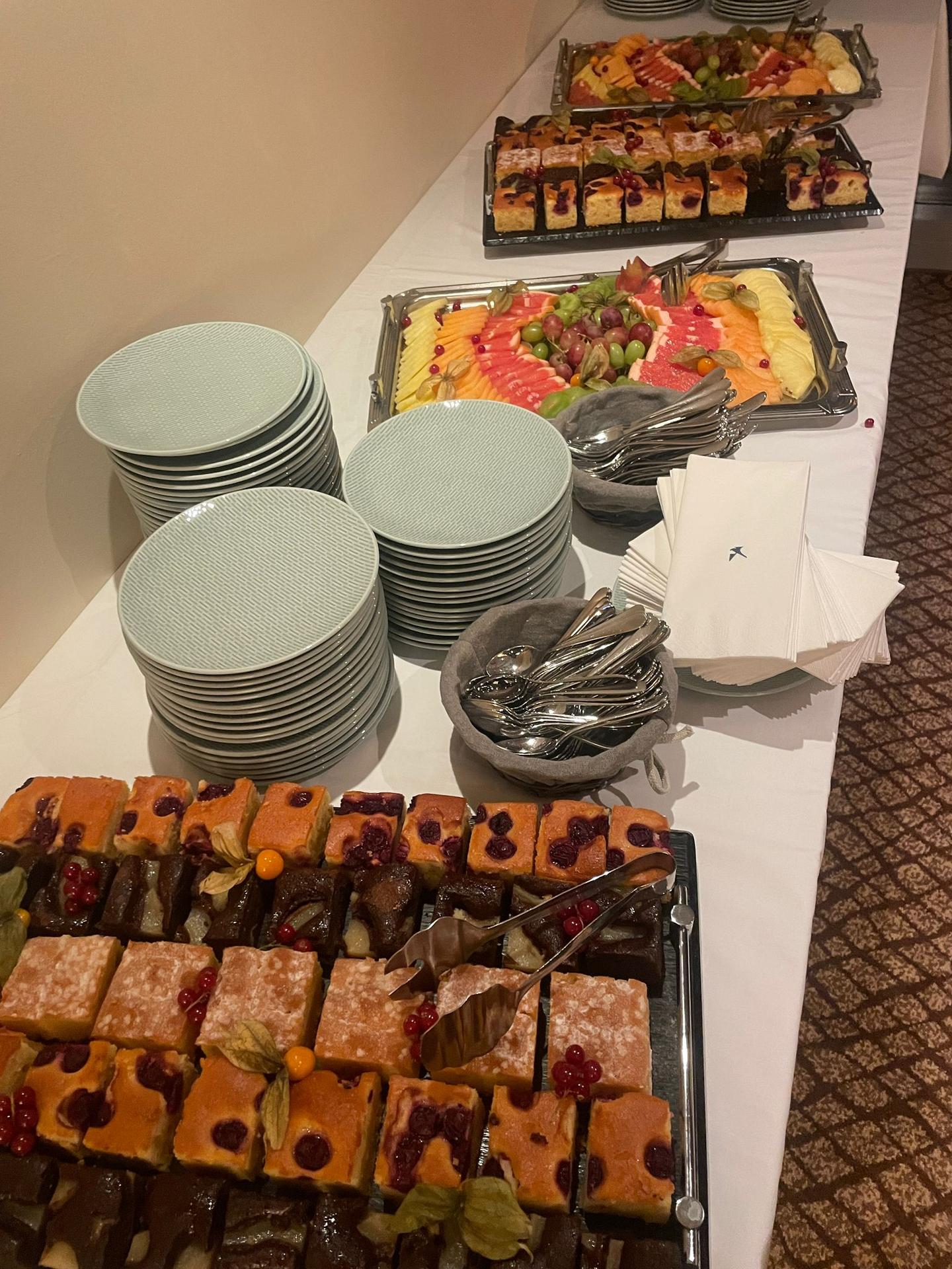 Catering v centrále Ivana Korčoka