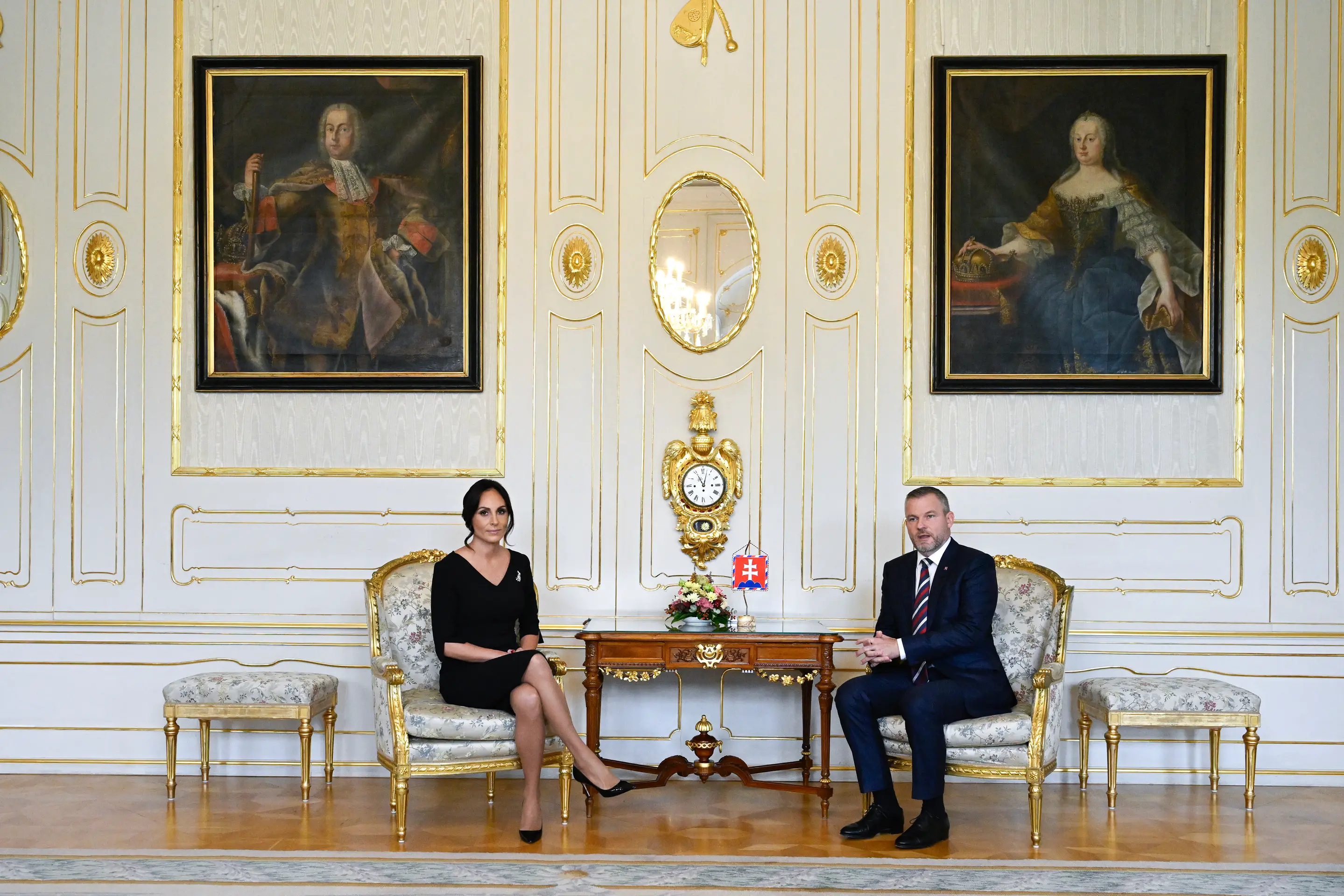 Prezident prijal v paláci ministerku zdravotníctva.