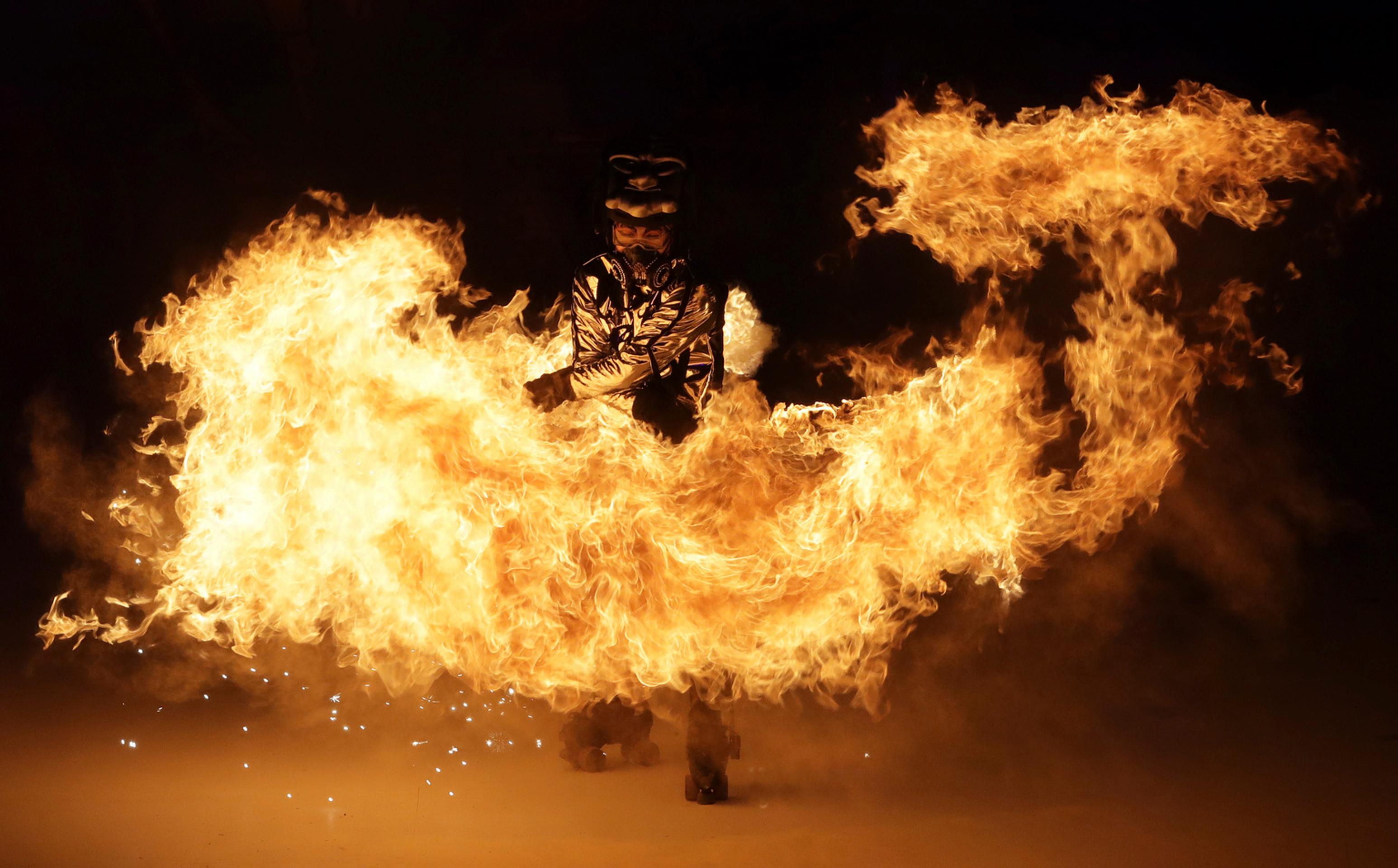 Športovci z Filipín počas otváracieho ceremoniálu ZOH 2018.