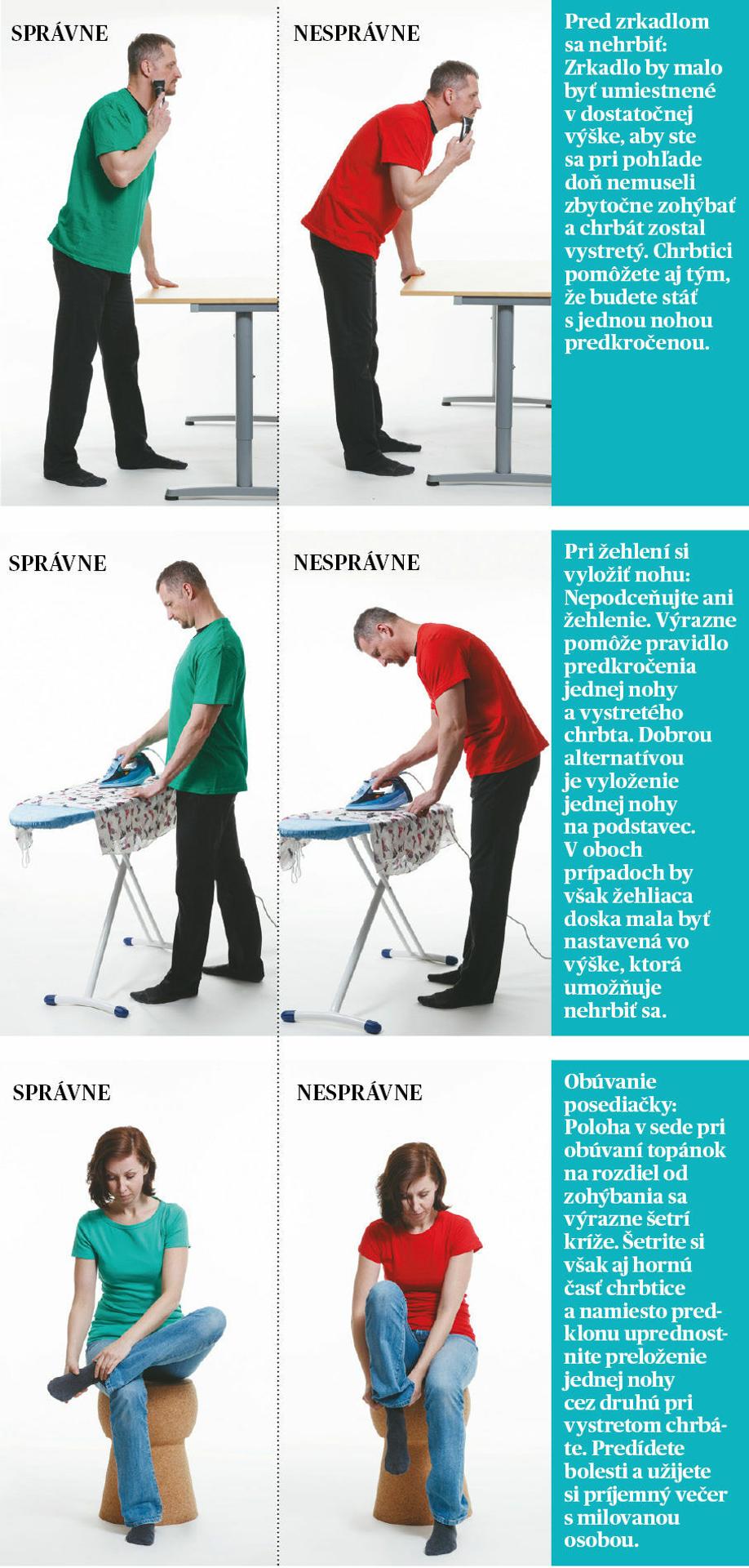 Ako sa správne holiť, žehliť a obúvať ponožky.