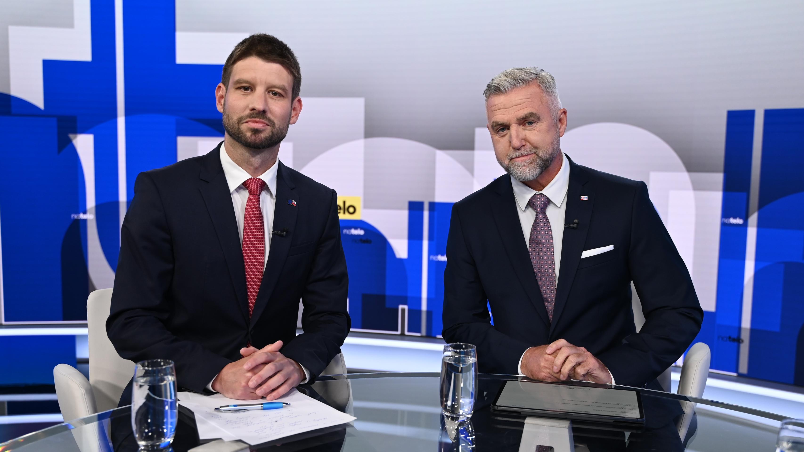 Hosťami relácie Na telo boli Tibor Gašpar a Michal Šimečka