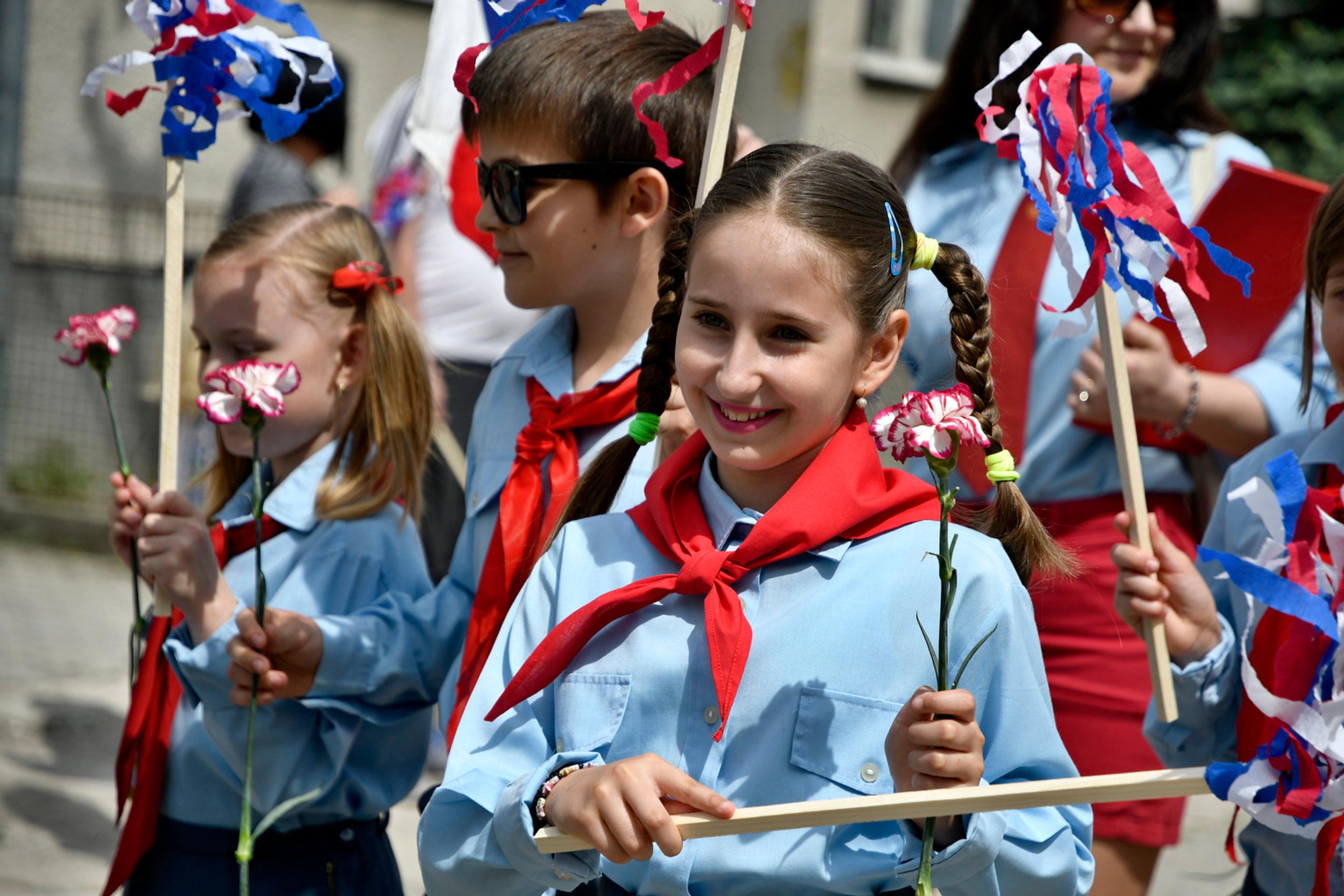 Retro oslavy 1. mája v obci Dojč