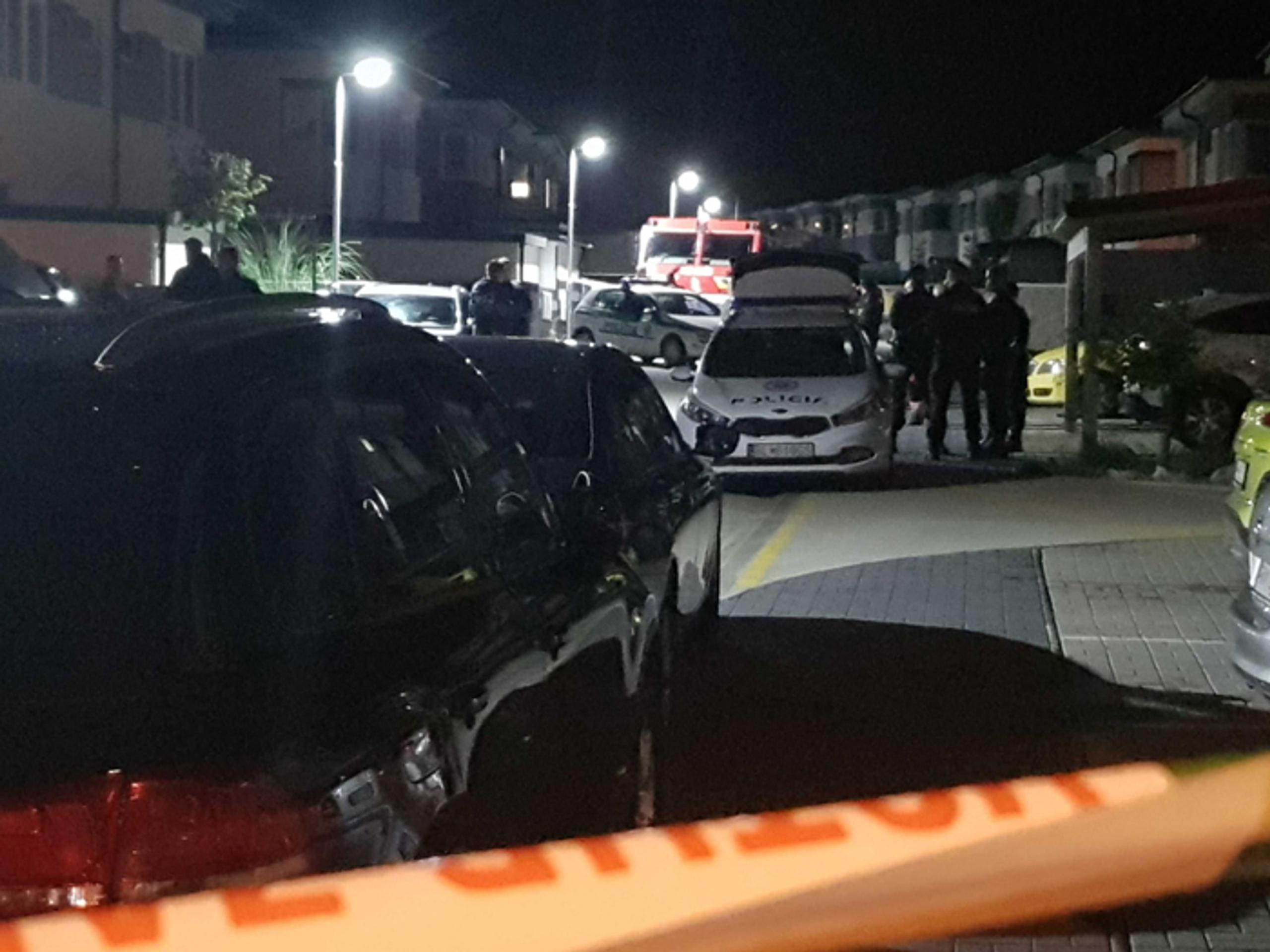 Uzavretá Ulica Jamnických, kde býva prezidentka Zuzana Čaputová.