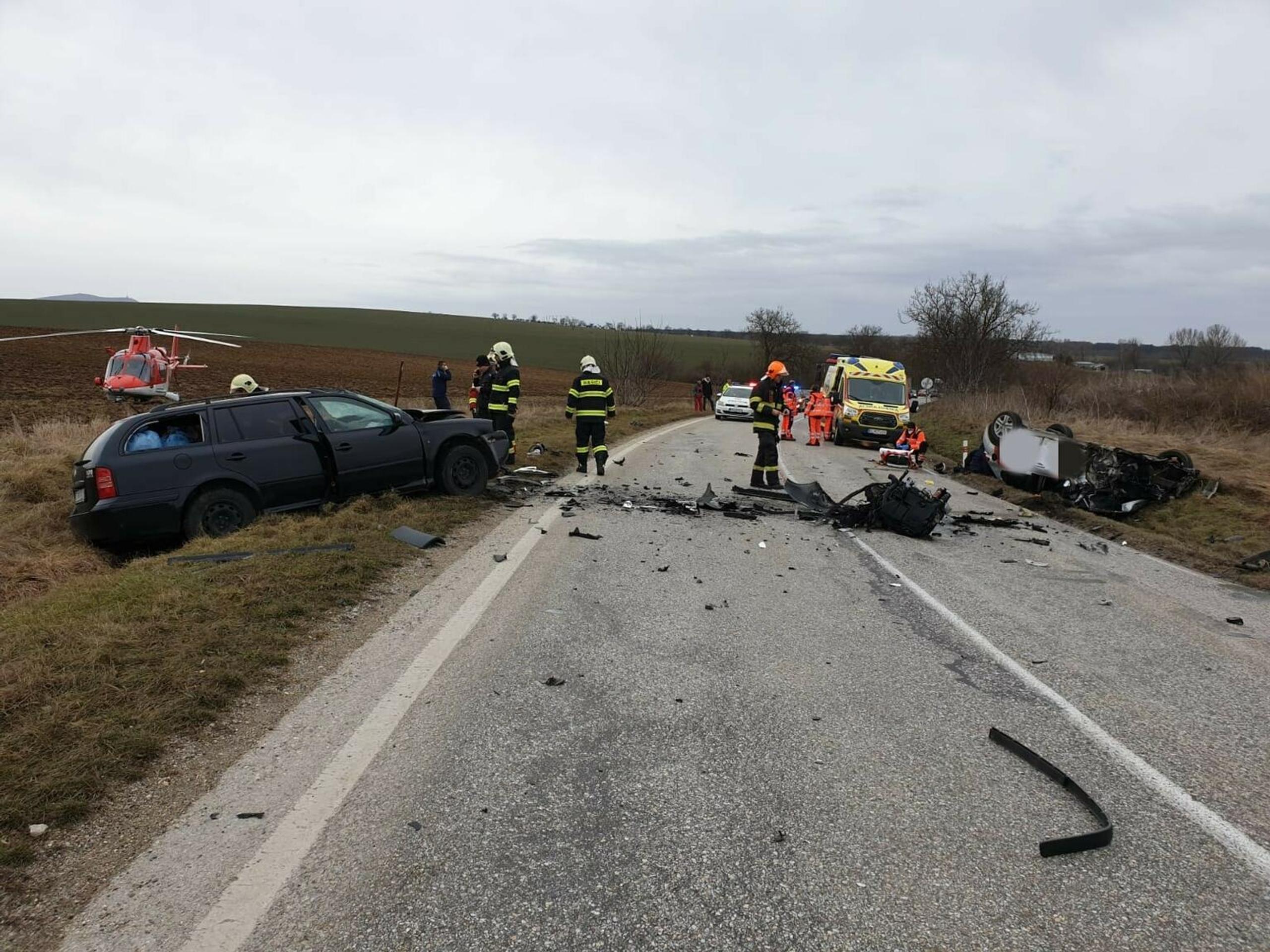 Nehoda pri Alekšinciach.