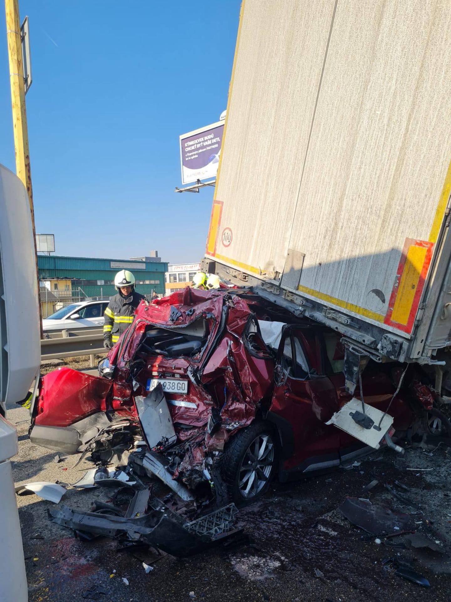 Nehoda v Košiciach.