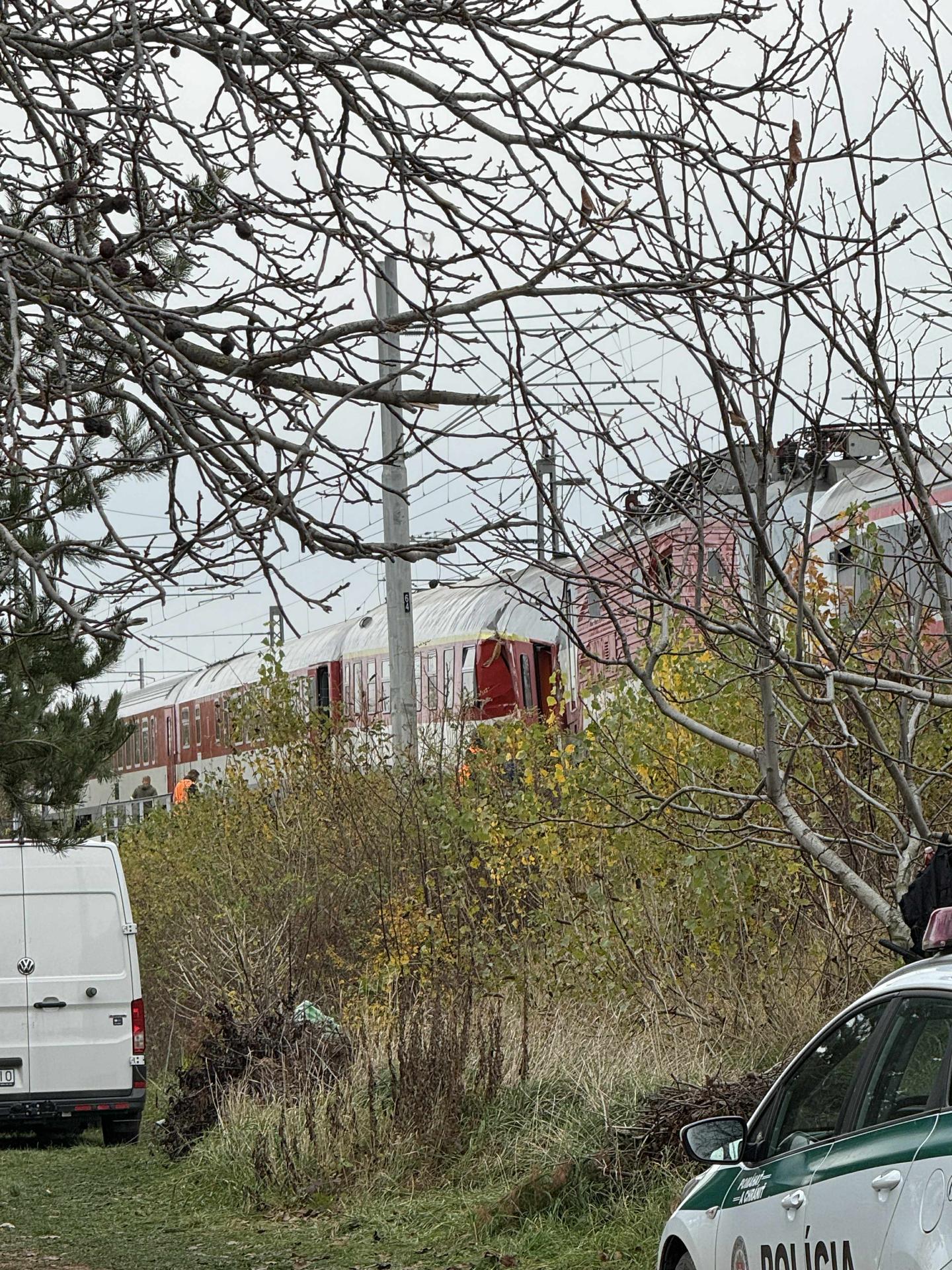 Takto to na mieste nehody vyzerá v pondelok (10. 11.)