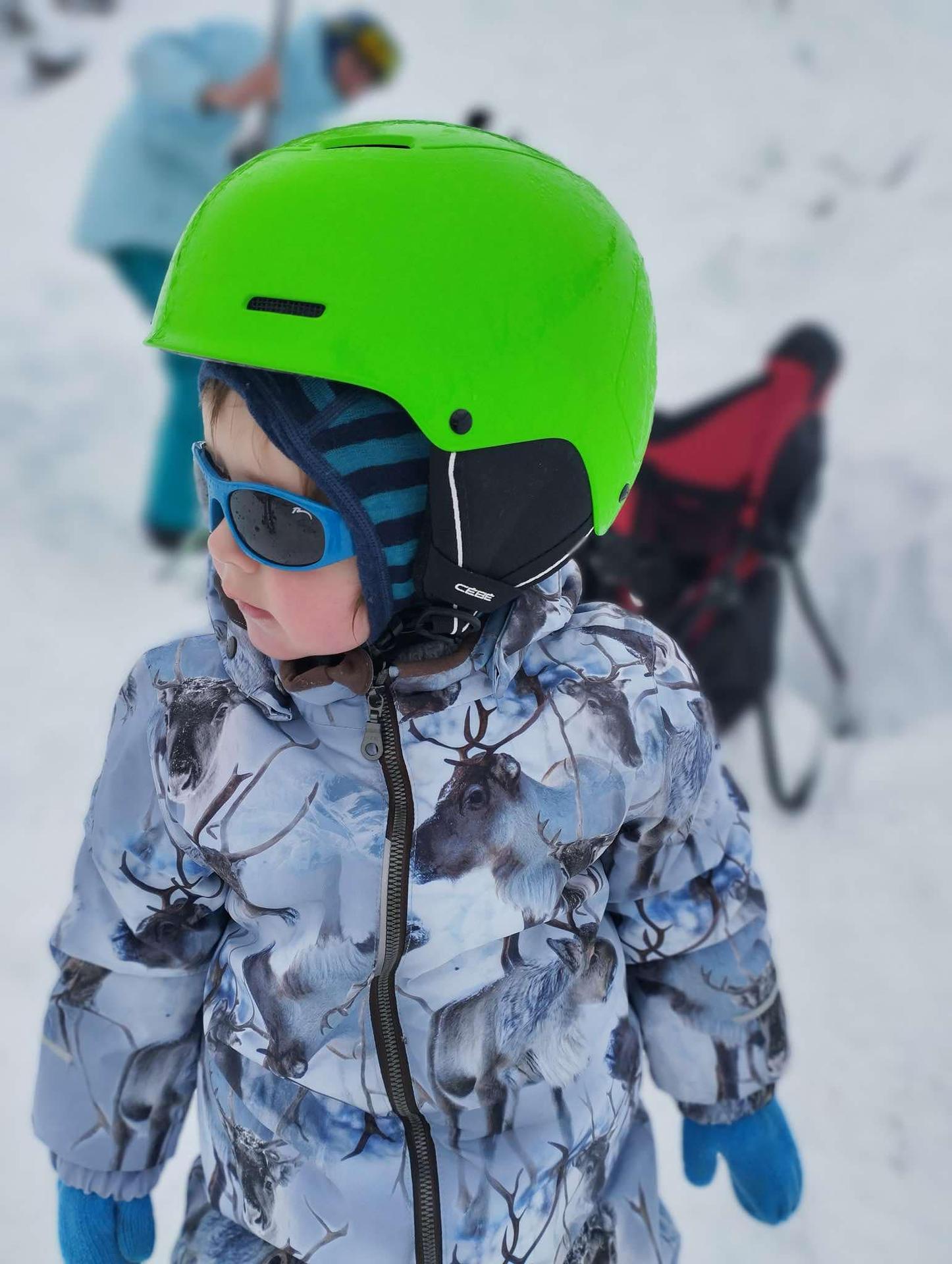 Lyžovačka s dieťaťom 