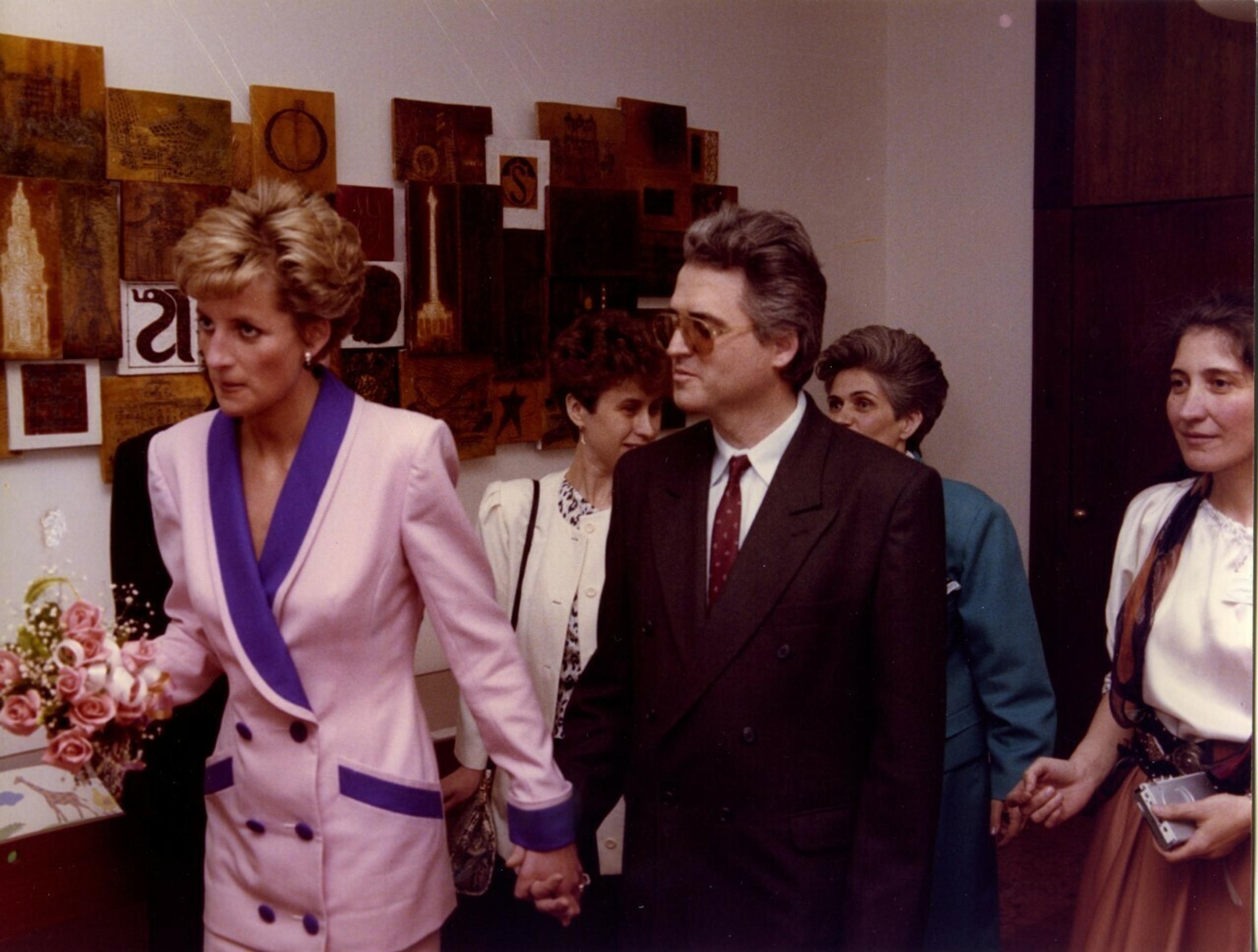 Princezná Diana v Bratislave v roku 1991