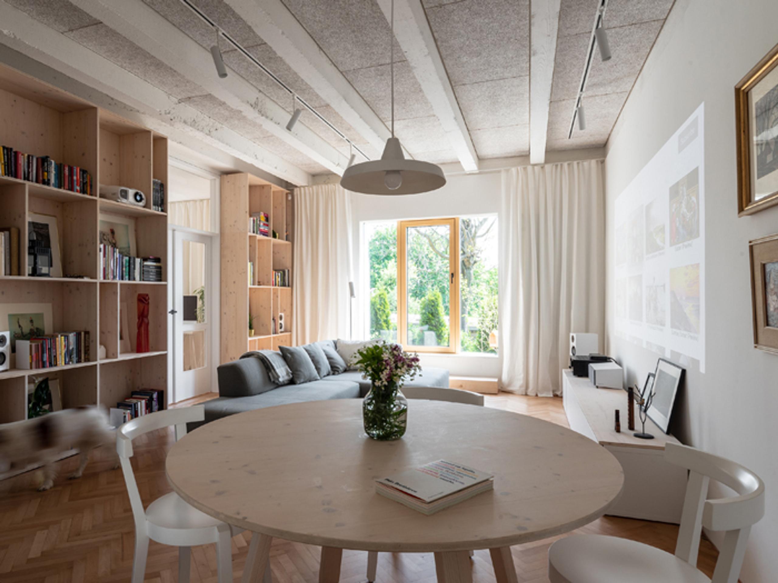 Víťazné dielo v kategórii Interiér - Prízemný byt.