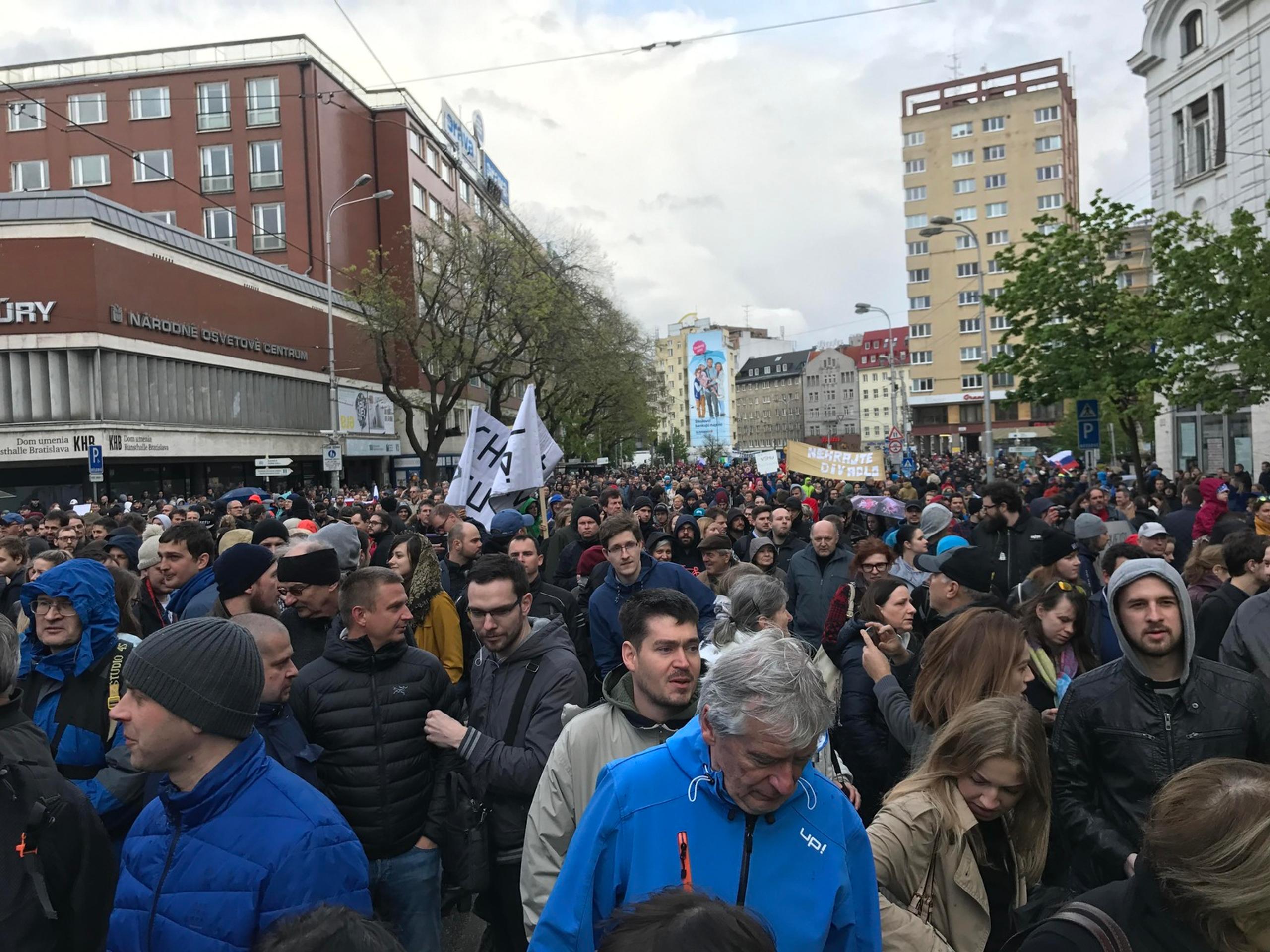 Protest v Bratislave