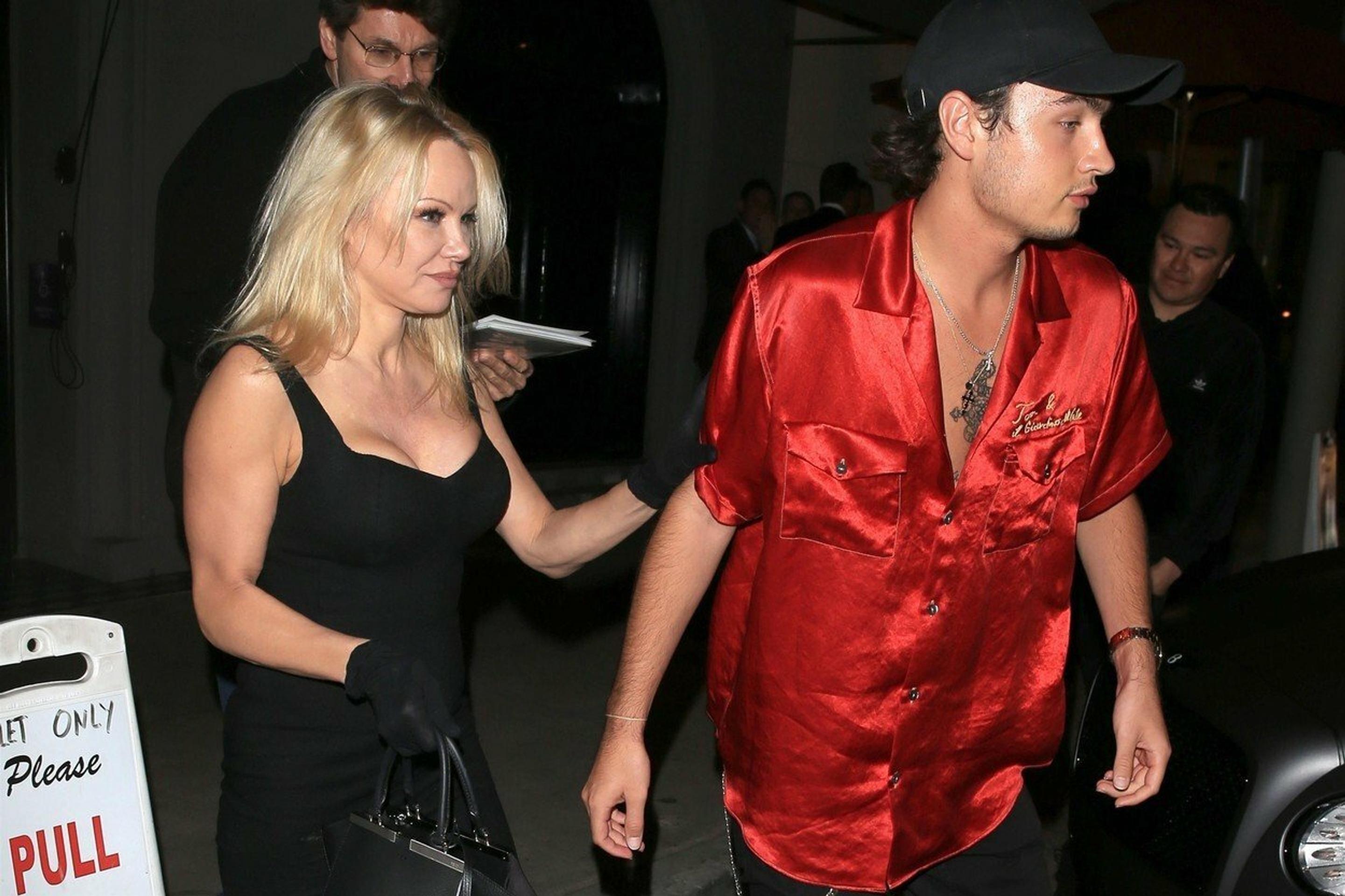 Pamela Anderson so synom Brandonom Thomasom