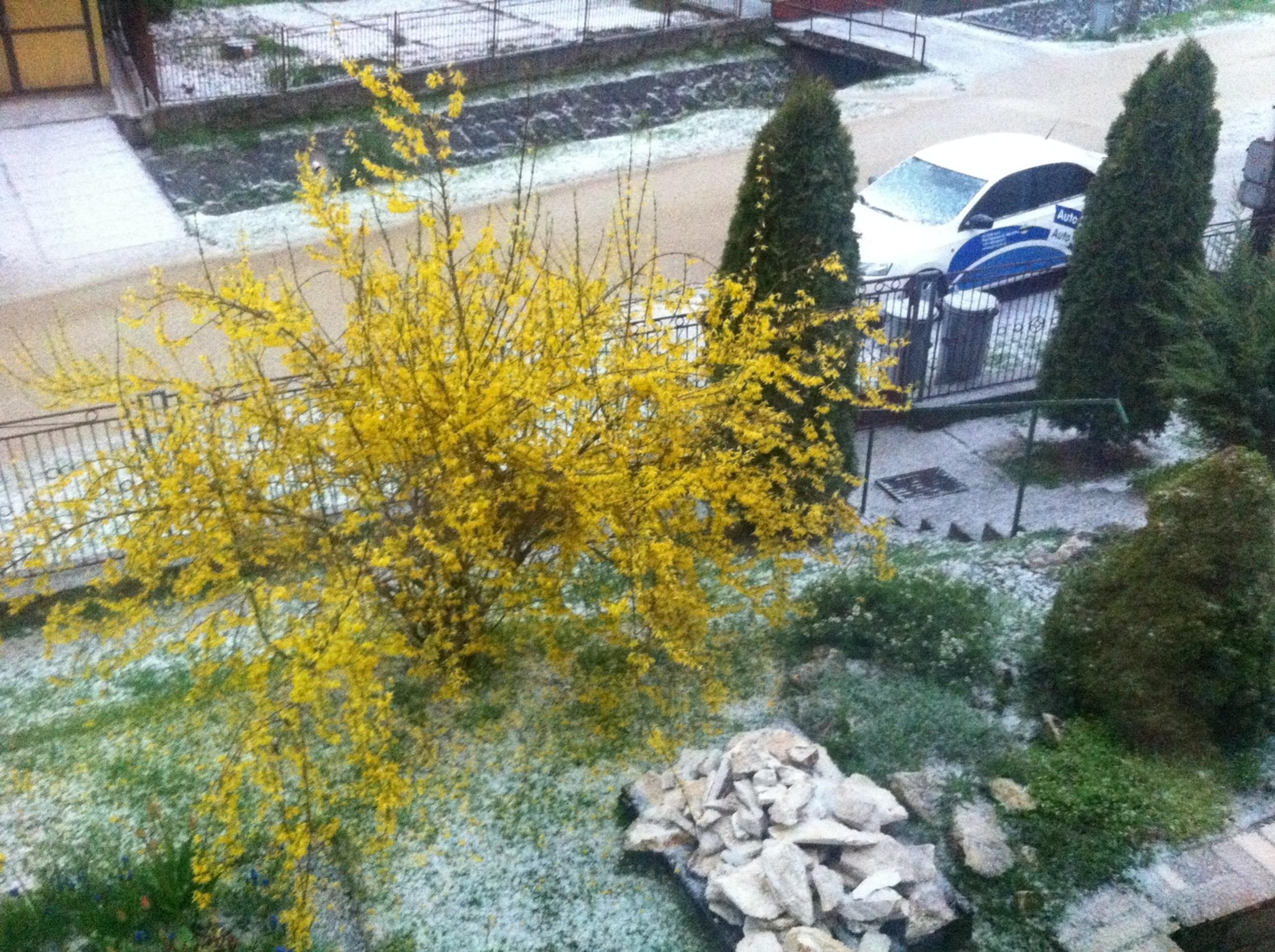 Búrka v obci Fričovce