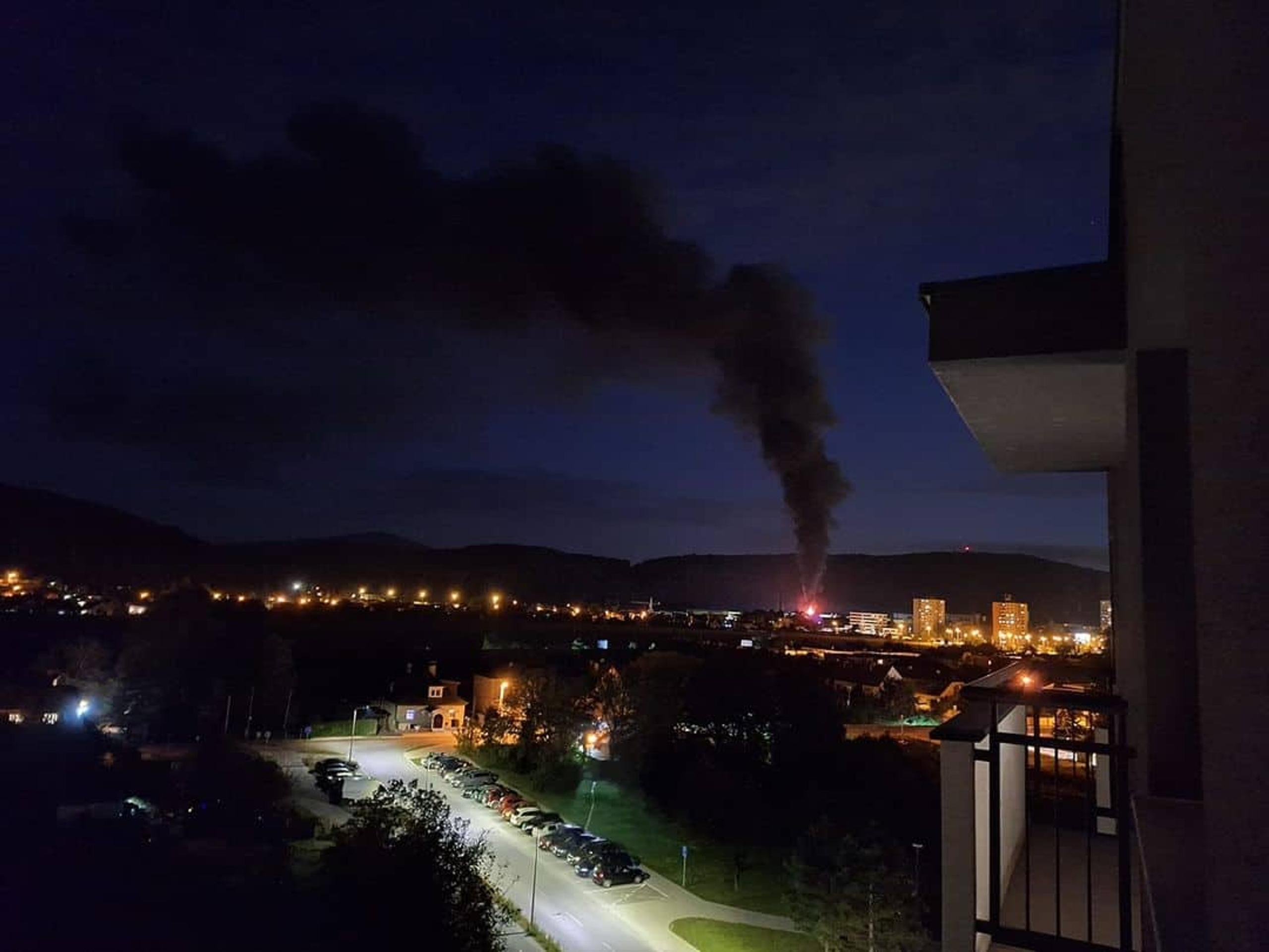 Požiar v Trenčíne