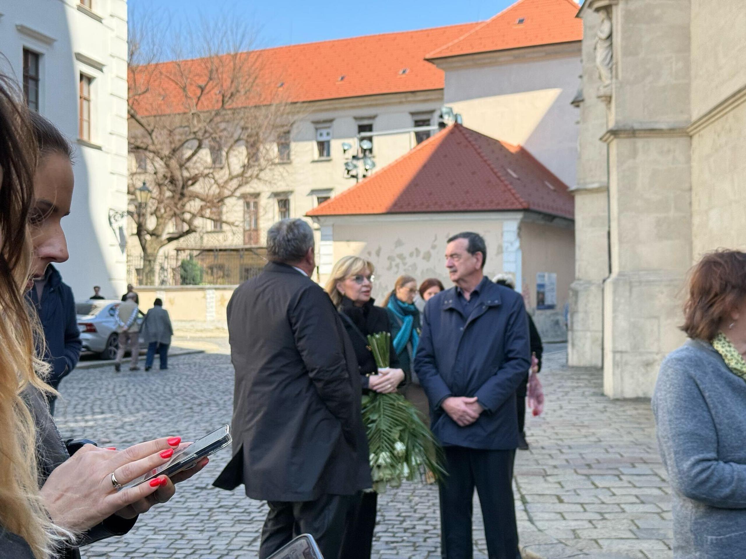 Riaditeľka SND Zuzana Ťapáková a exminister hospodárstva Ľudovít Černák