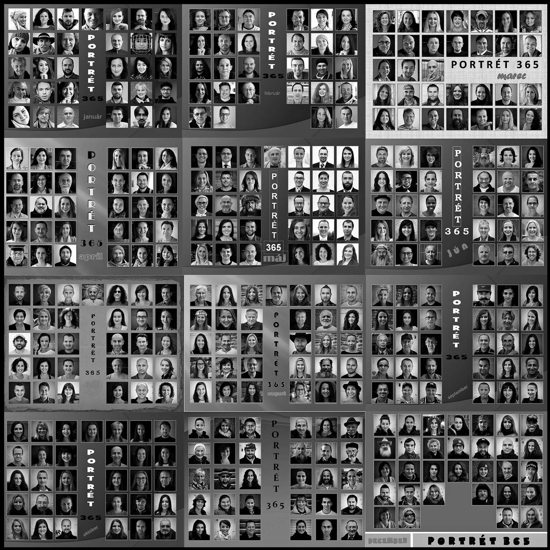 Fotograf Oliver Ondráš vytvoril 365 portrétov rôznych ľudí.