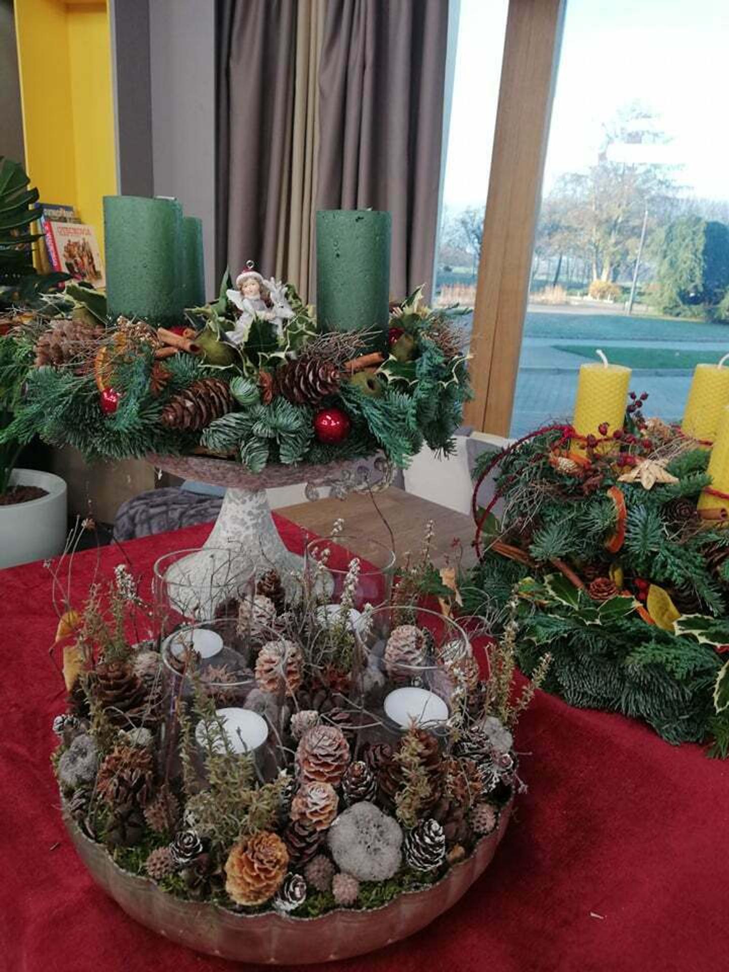 Adventný veniec od Silvie