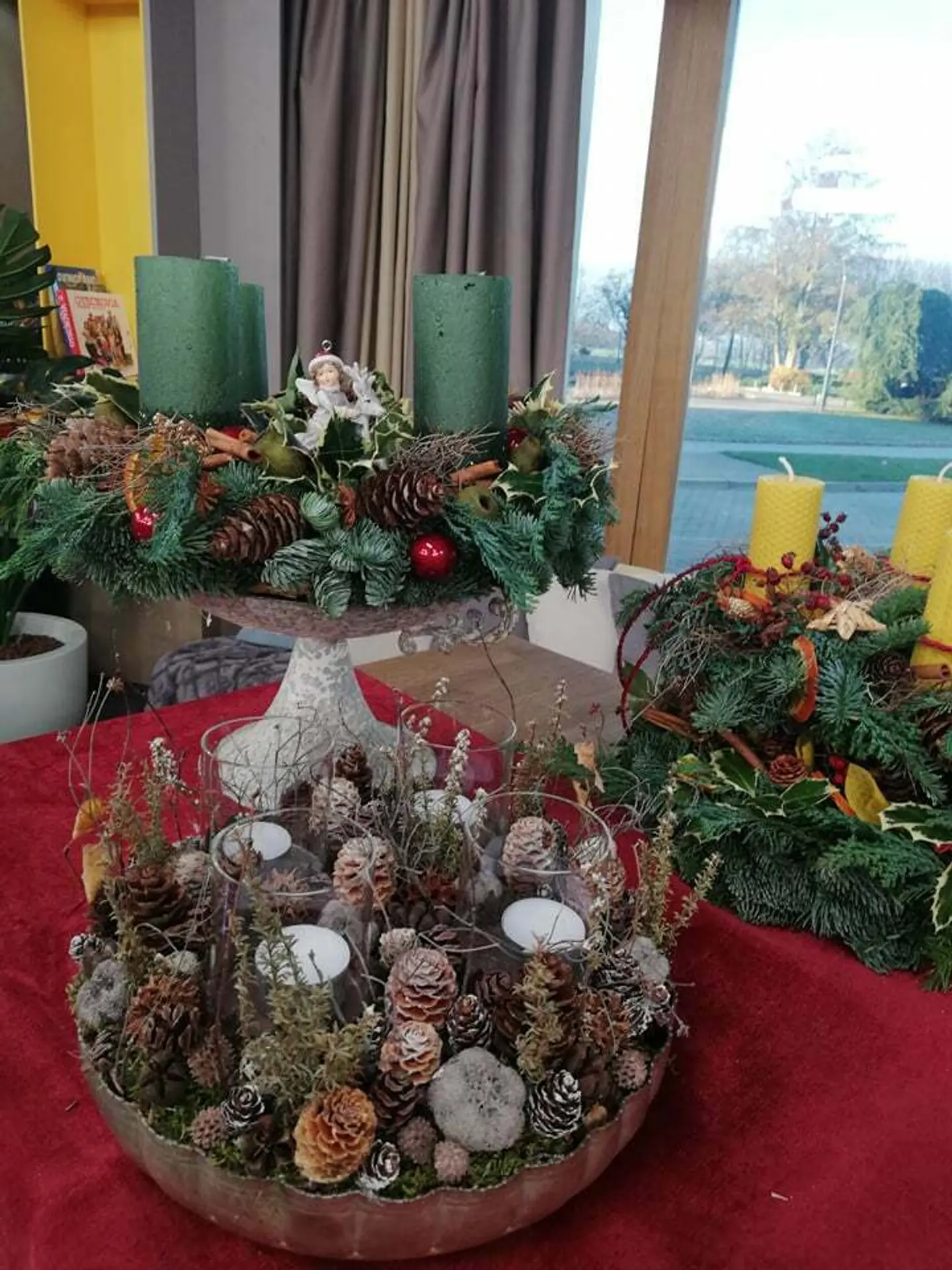 Adventný veniec od Silvie