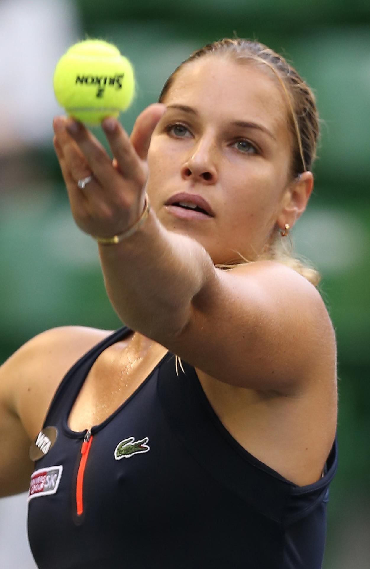 Dominika Cibulková na turnaji WTA v Tokiu.